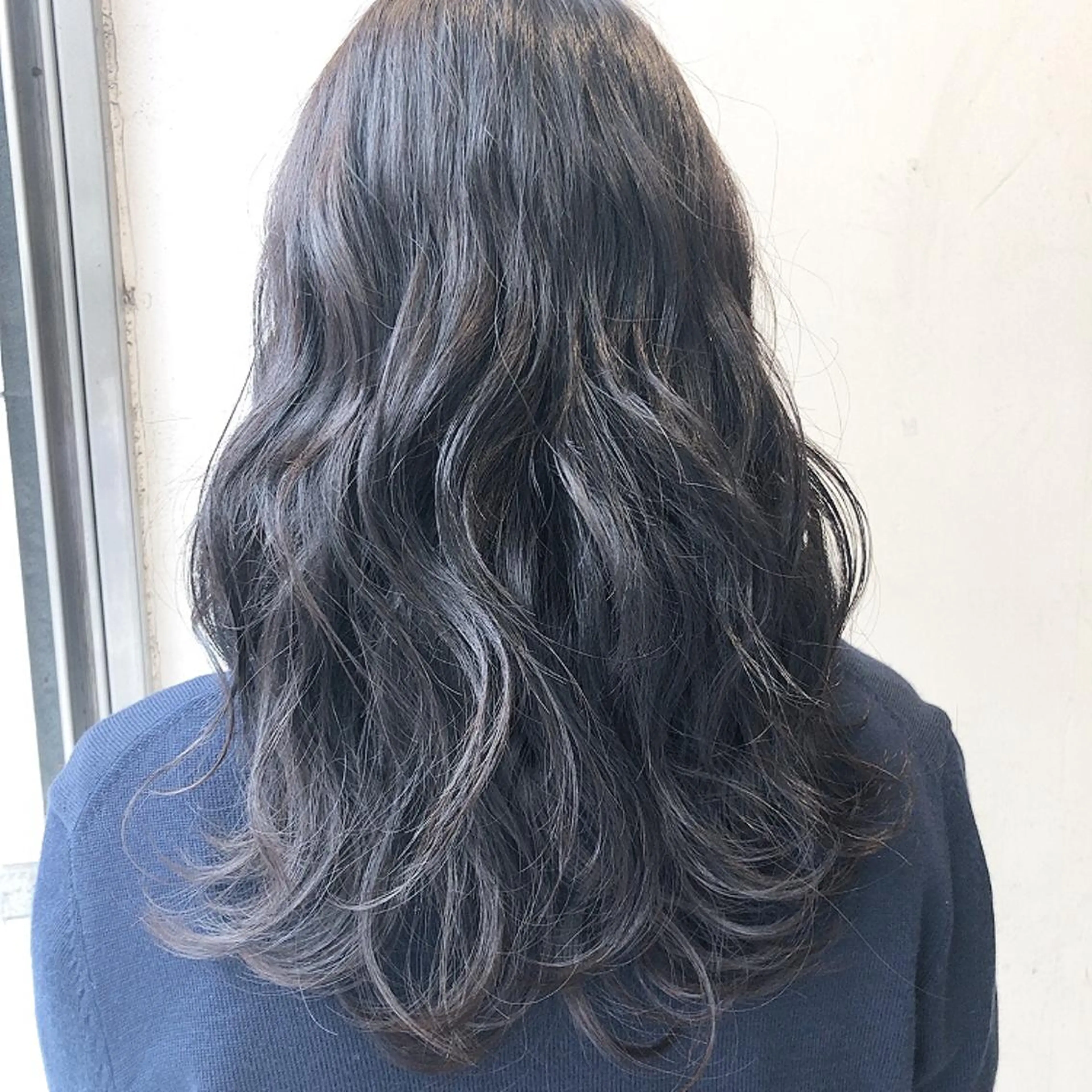 セミロング カラー アッシュ ダークアッシュ 💚 nao💚のヘアスタイル