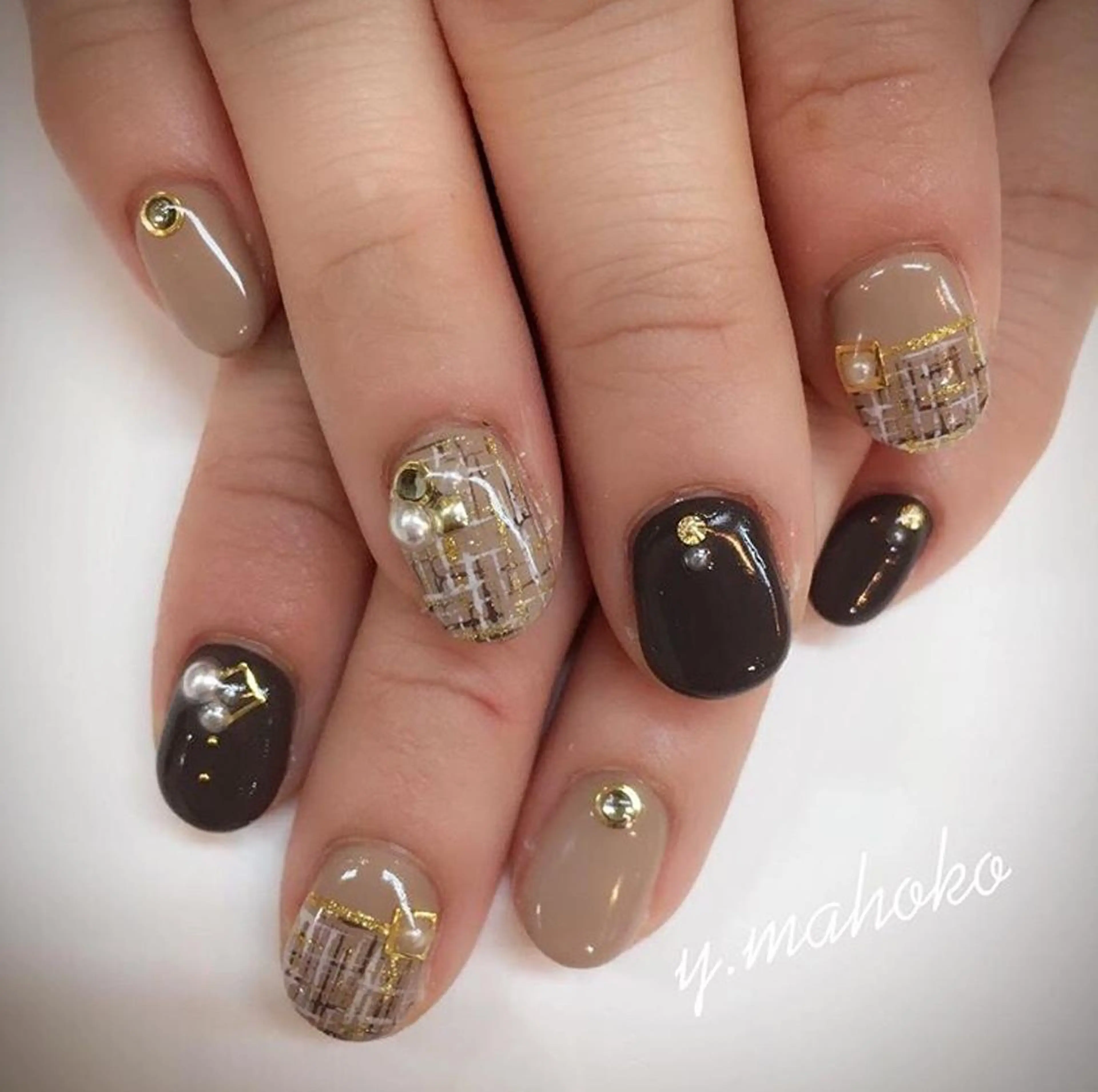 ネイル She nail studio 原宿所属・パラジェル有/ スカルプ/mahoのネイルデザイン