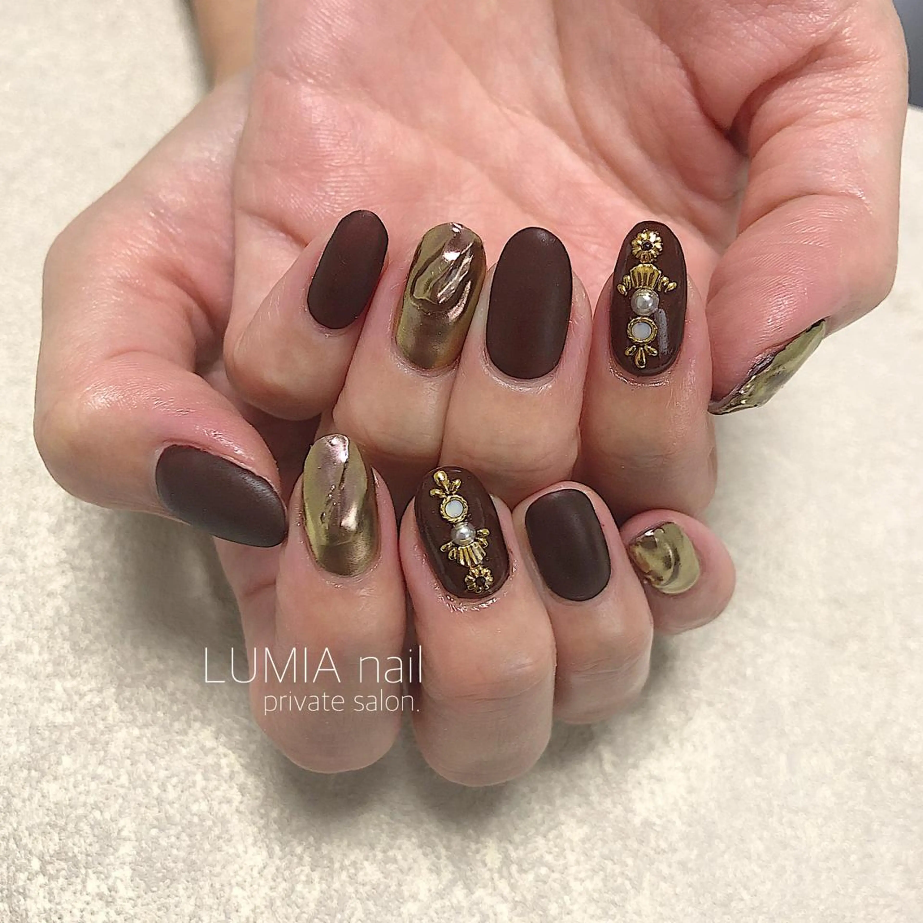 ネイル nail&eyelash Rine所属・Rine 放出 (リネ)のネイルデザイン