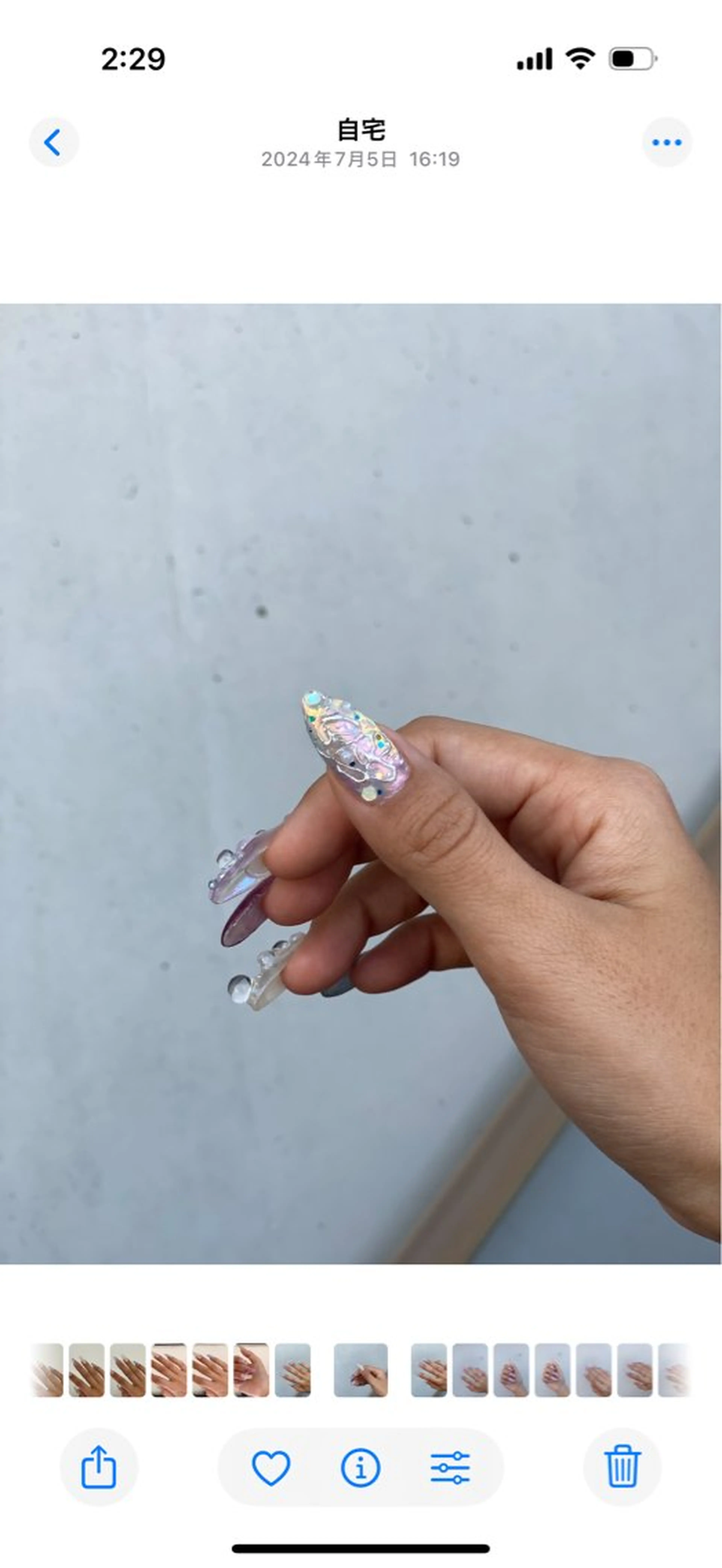 ネイル ミラーネイル Art Hanabi所属・Art Hanabi ミリのネイルデザイン