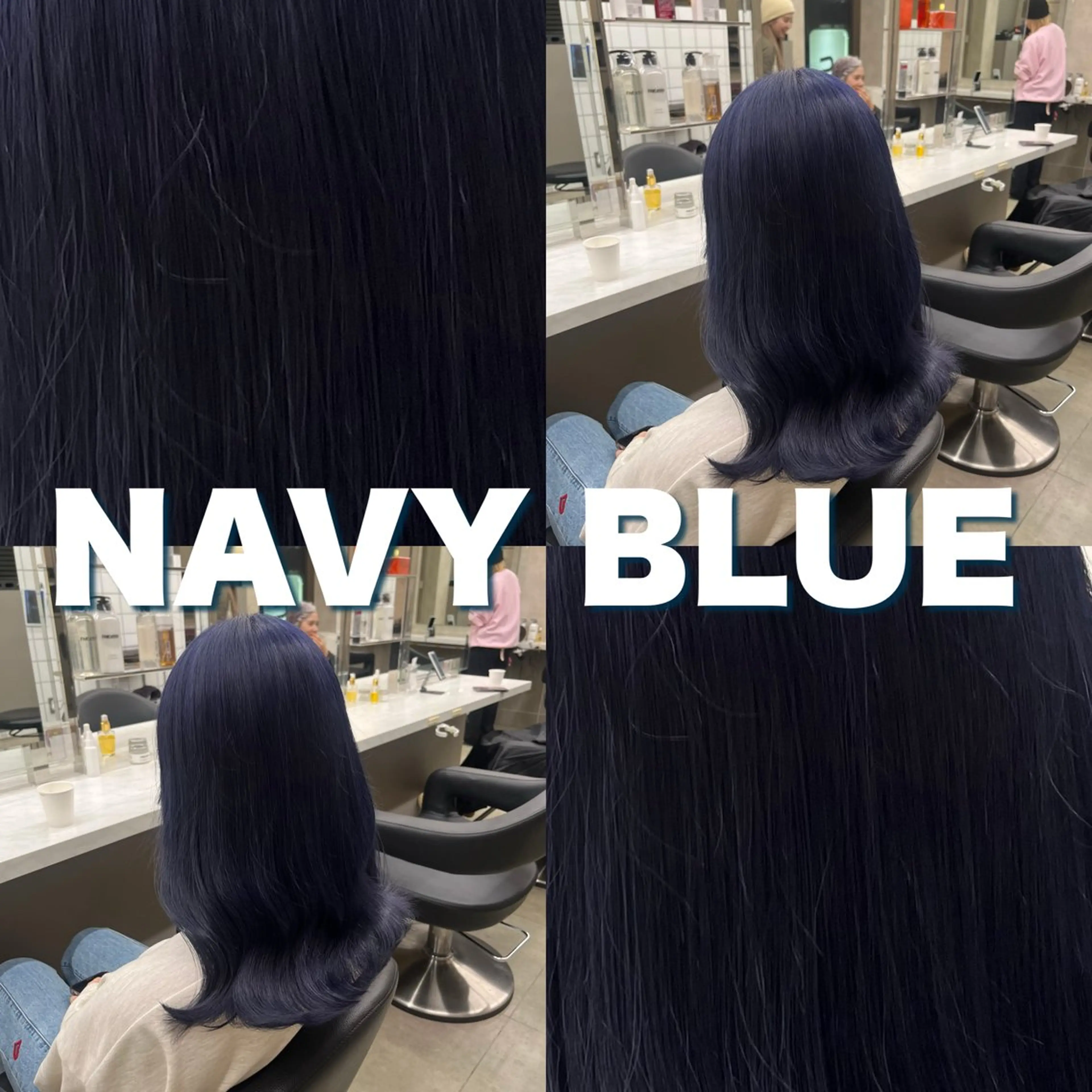 セミロング ヘアカラー トリートメント ヘッドスパ ヘアセット 寒色＆ブリーチ特化 寒色MiOのヘアスタイル