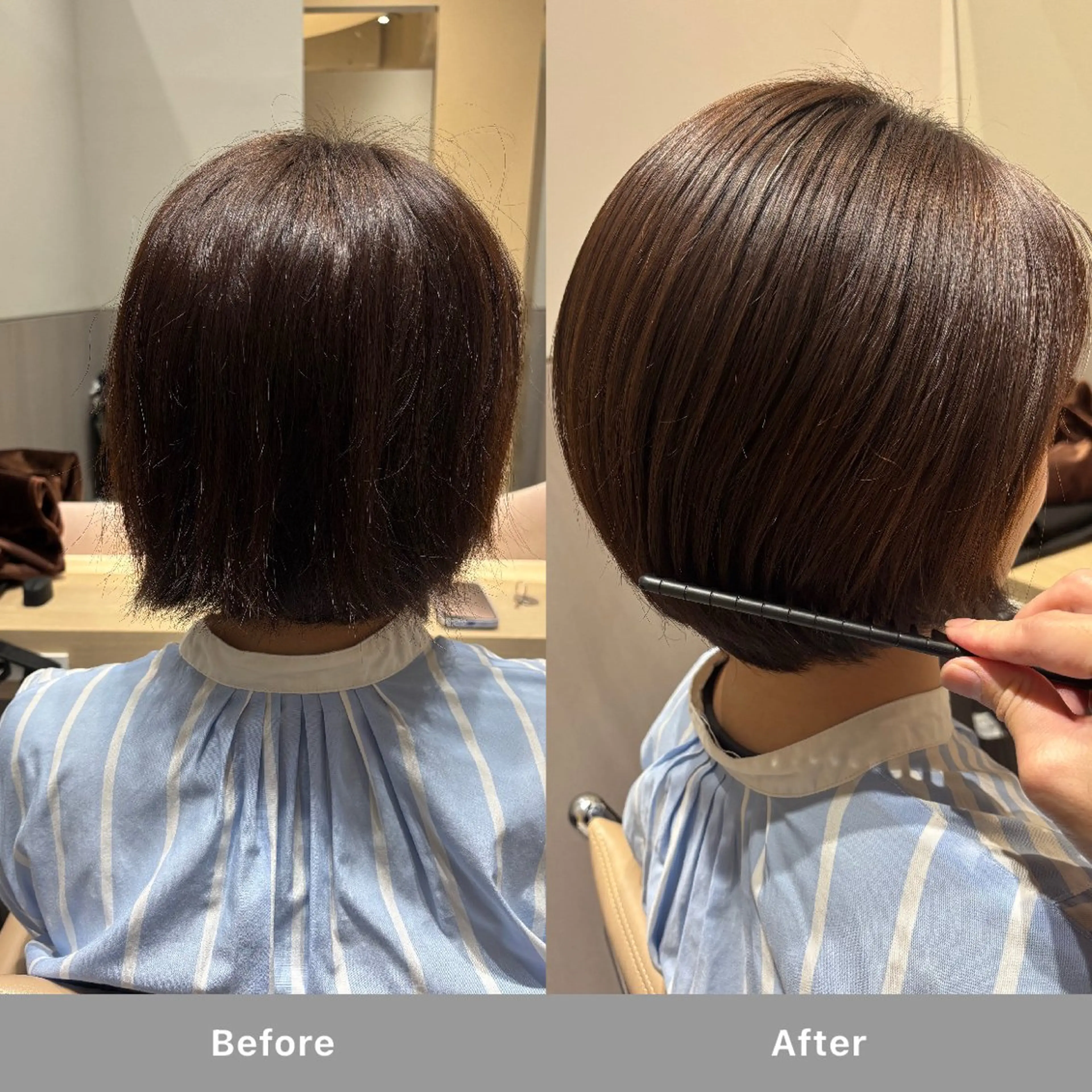 ショート 縮毛矯正 SALOWIN所属・吉祥寺/髪質改善 縮毛矯正特化/川口のヘアスタイル