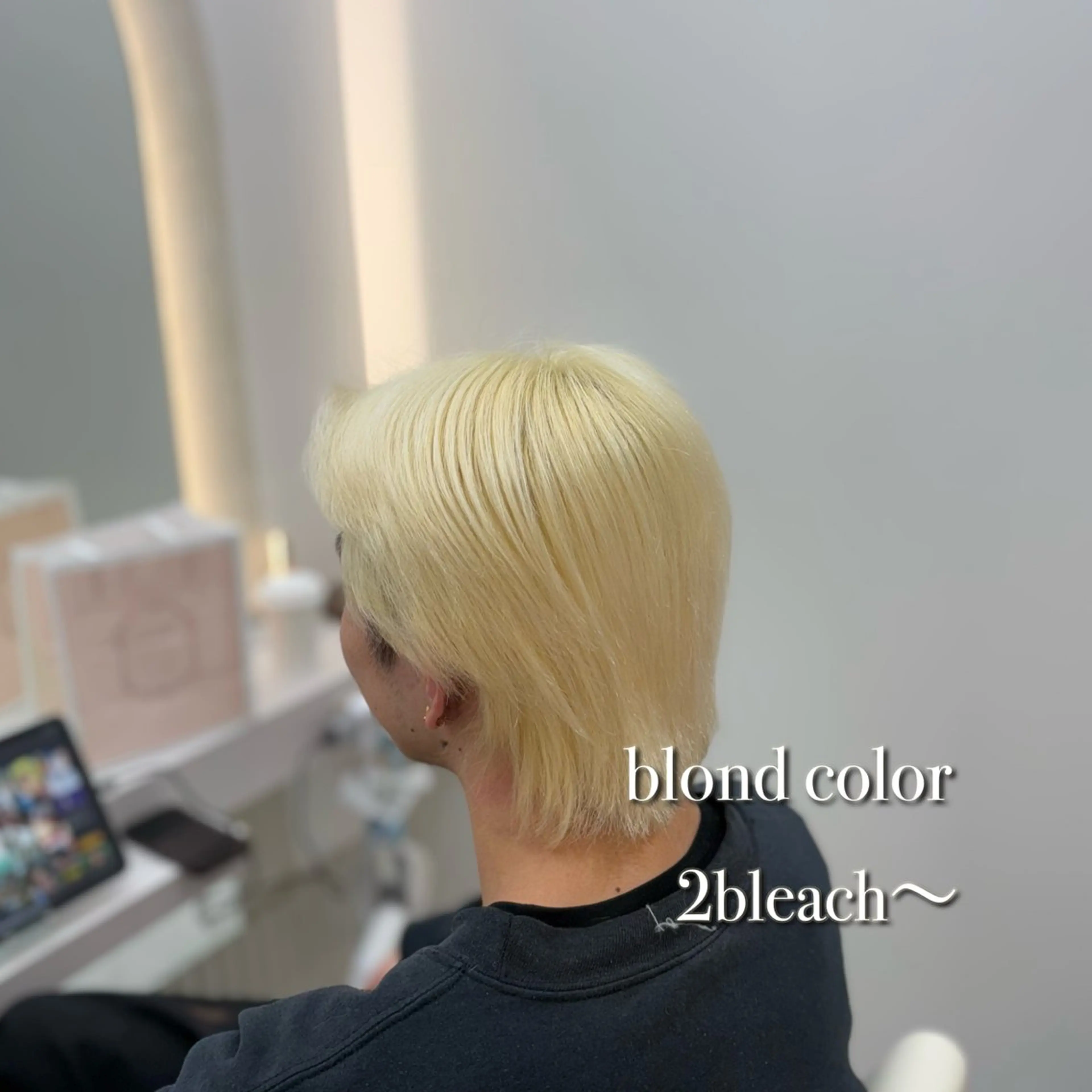 似合わせカット💇🏻+🫧透明感🫧ブリーチありWカラー➕✨毛髪補修treatment ✨の写真