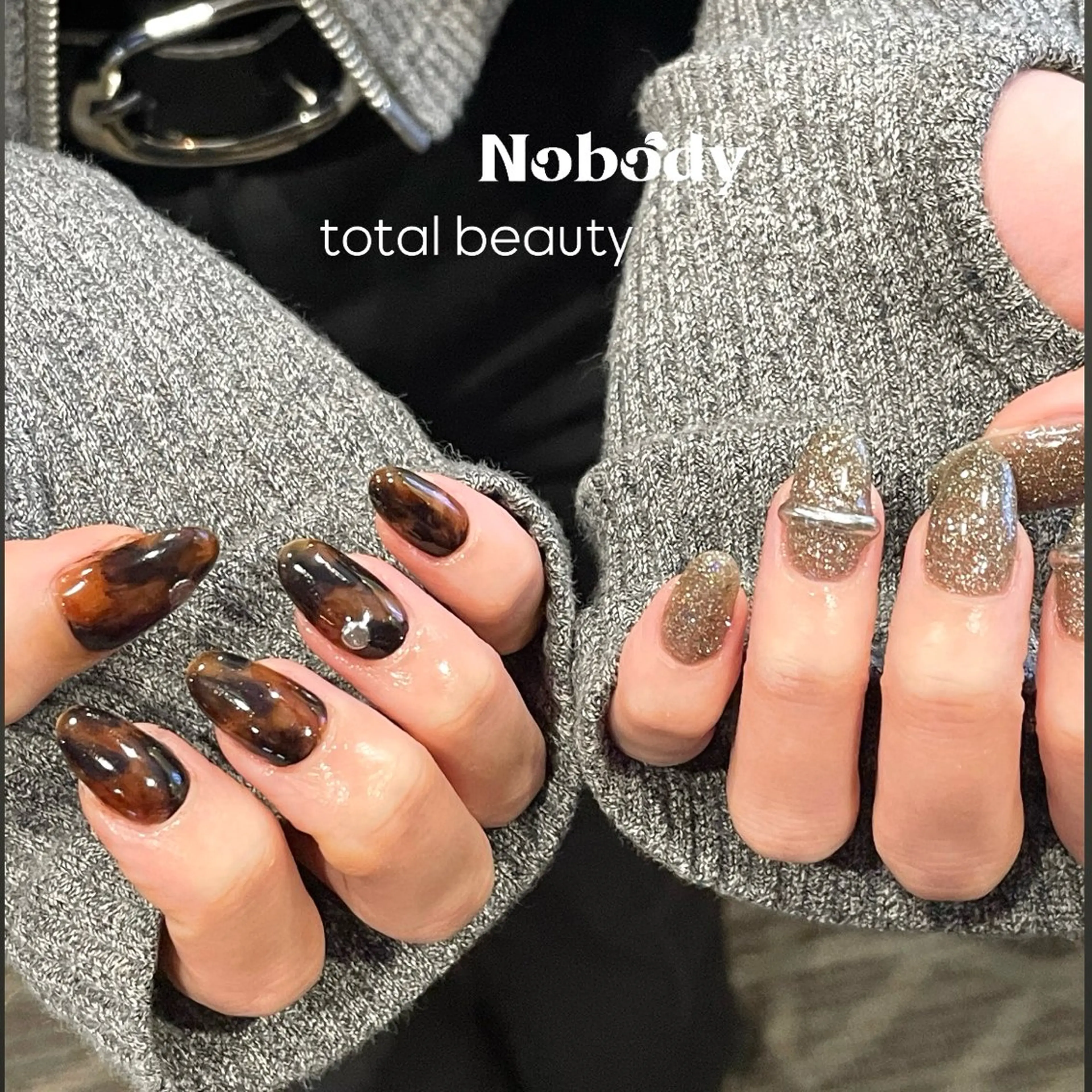 ネイル ハンドネイル ☃️Nobody_ Renのネイルデザイン