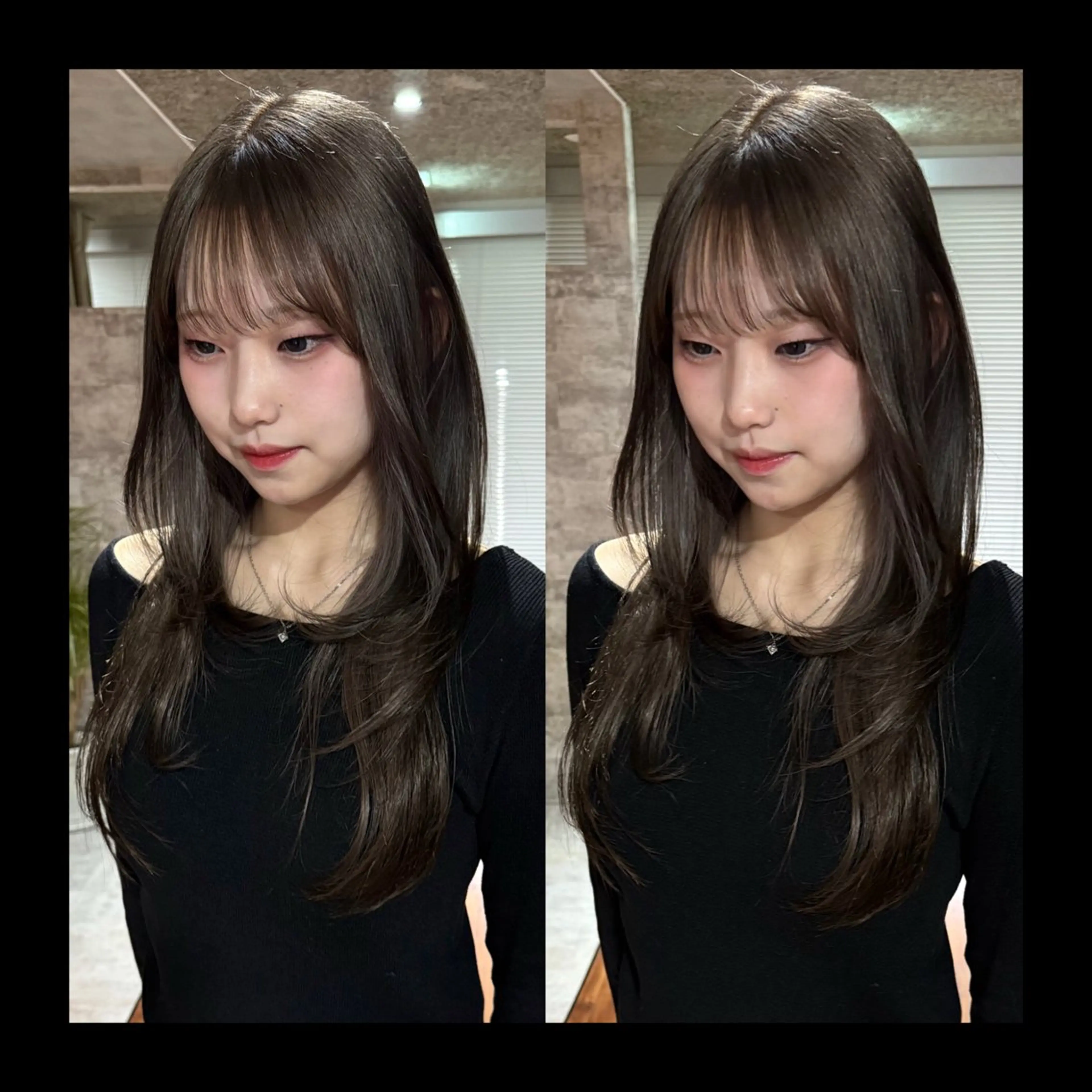 セミロング カラー カット ヘアカラー トリートメント mai / linoah˚✧のヘアスタイル