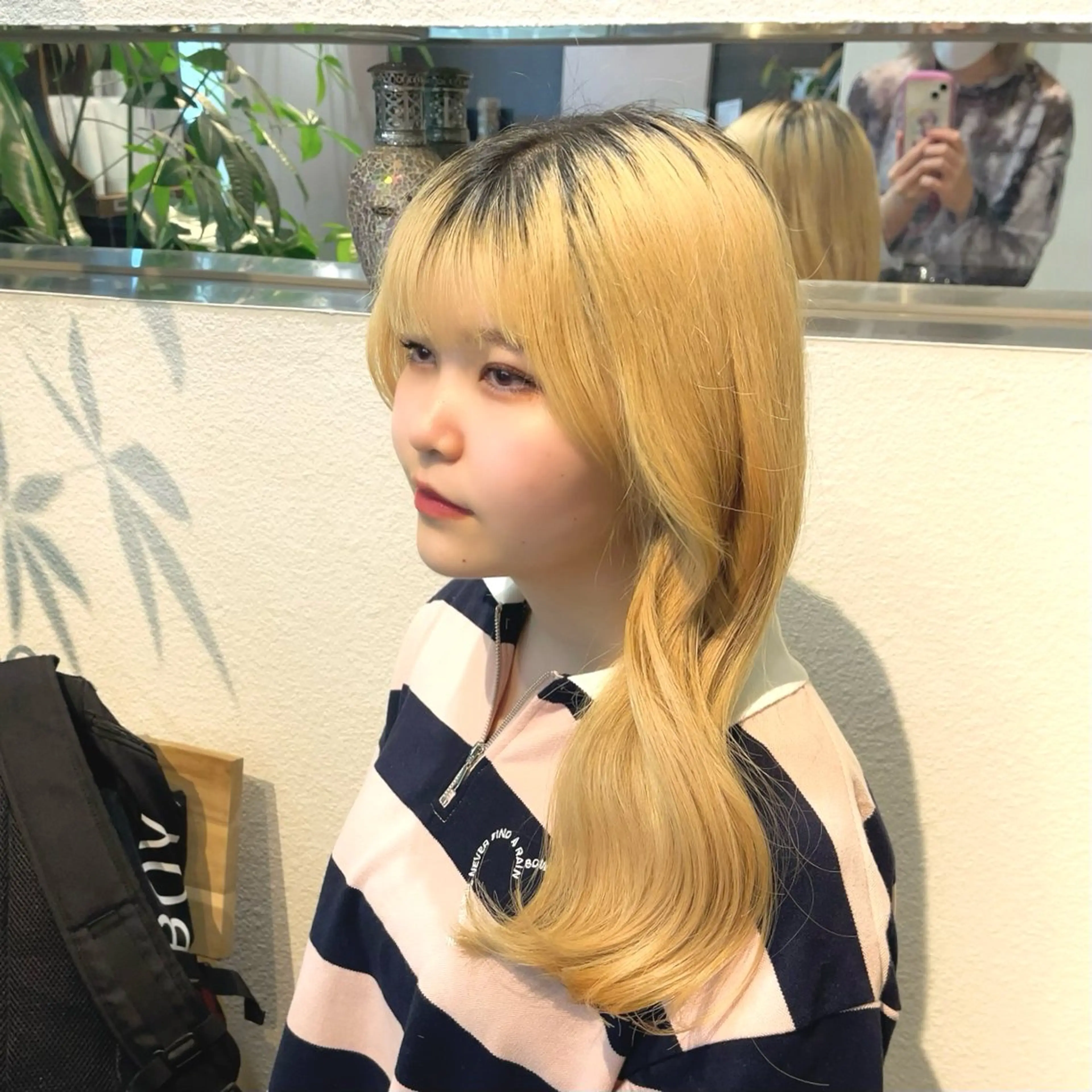 セミロング 顔周りカット suzuka/透明感 カラー 美髪縮毛矯正のヘアスタイル