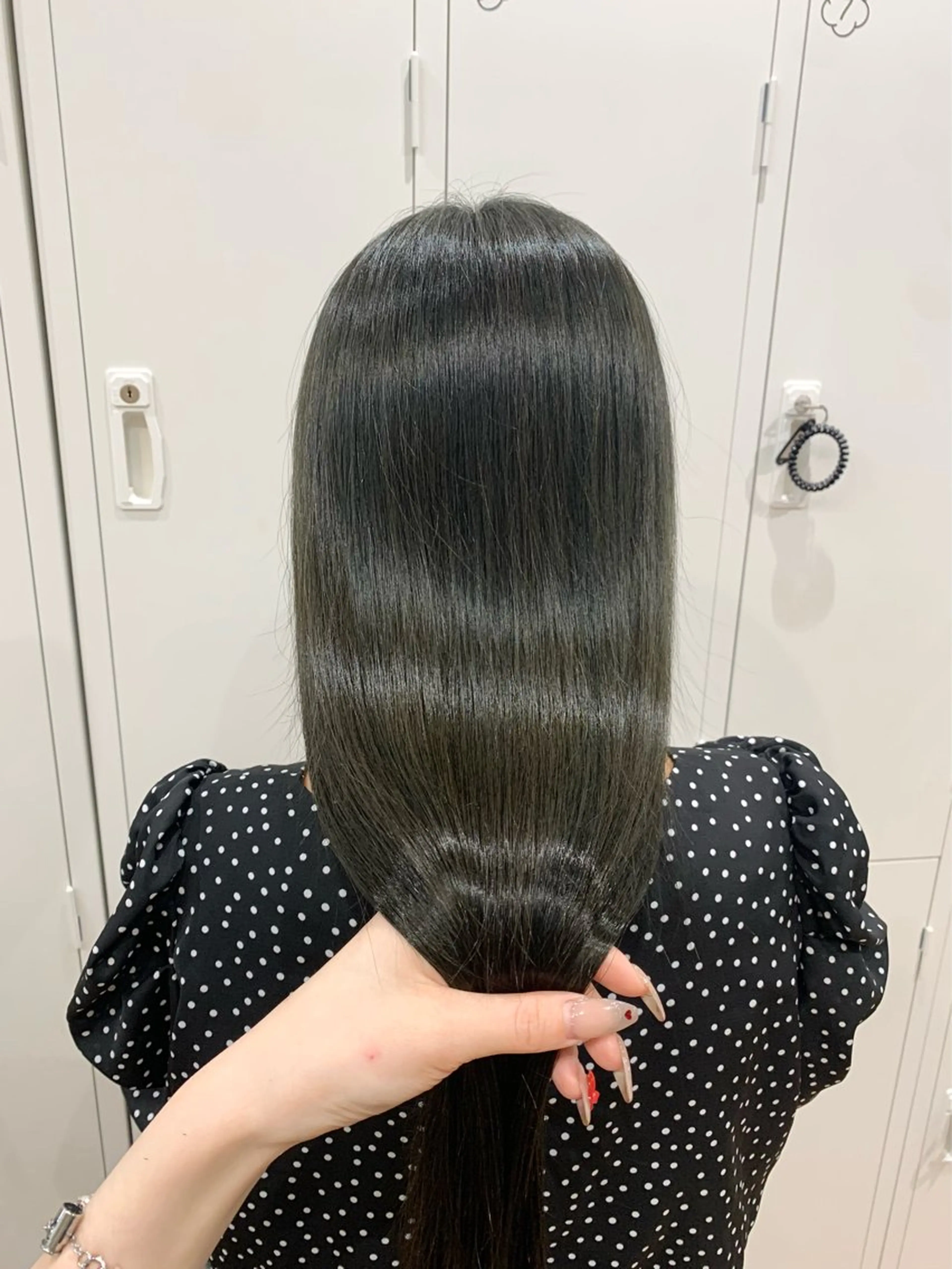 ロング カラー ヘアアレンジ キヨミ 韓国レイヤーカットのヘアスタイル