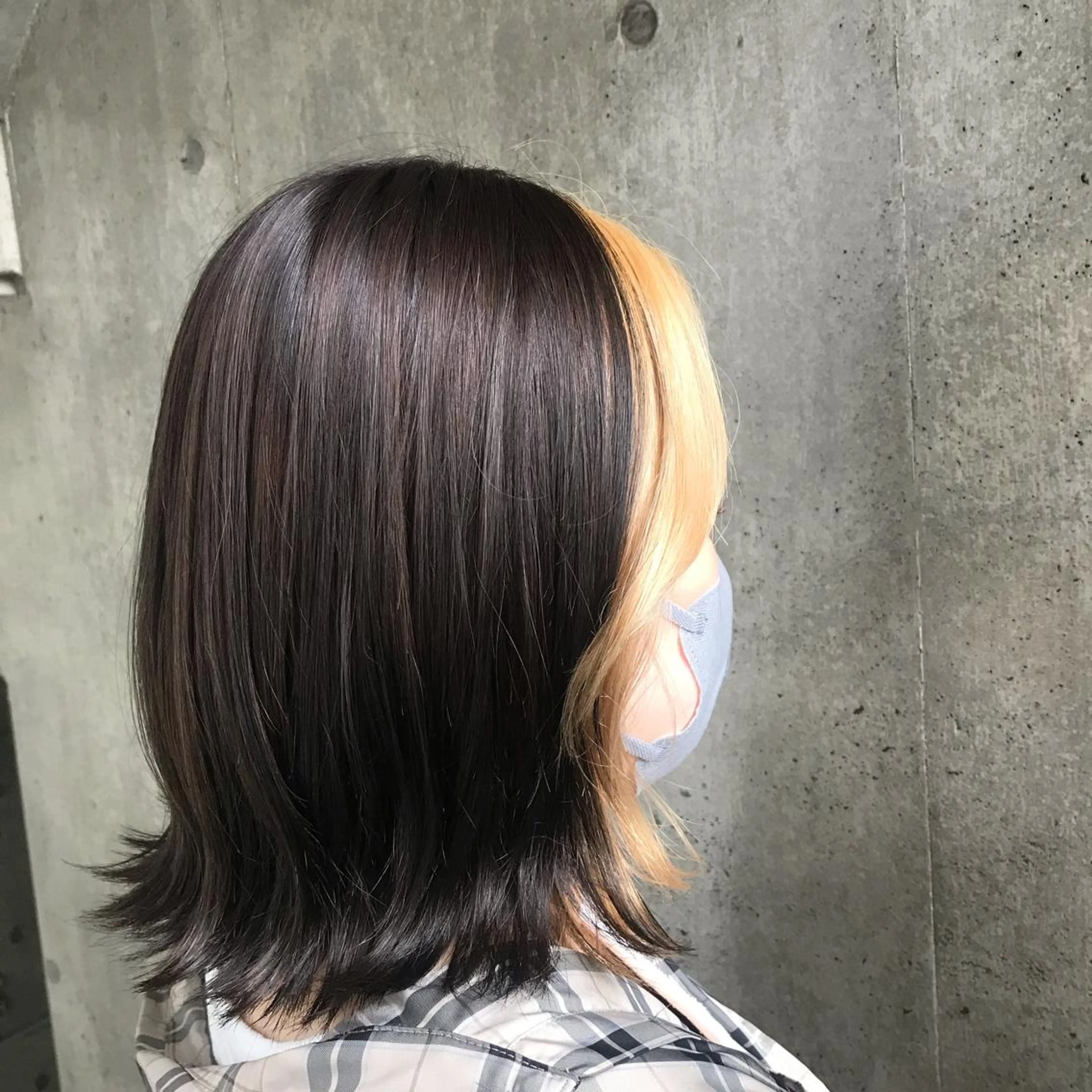 ミディアム 松本平太郎美容室大宮店所属・もりたみかこ 美容師お休み中のヘアスタイル