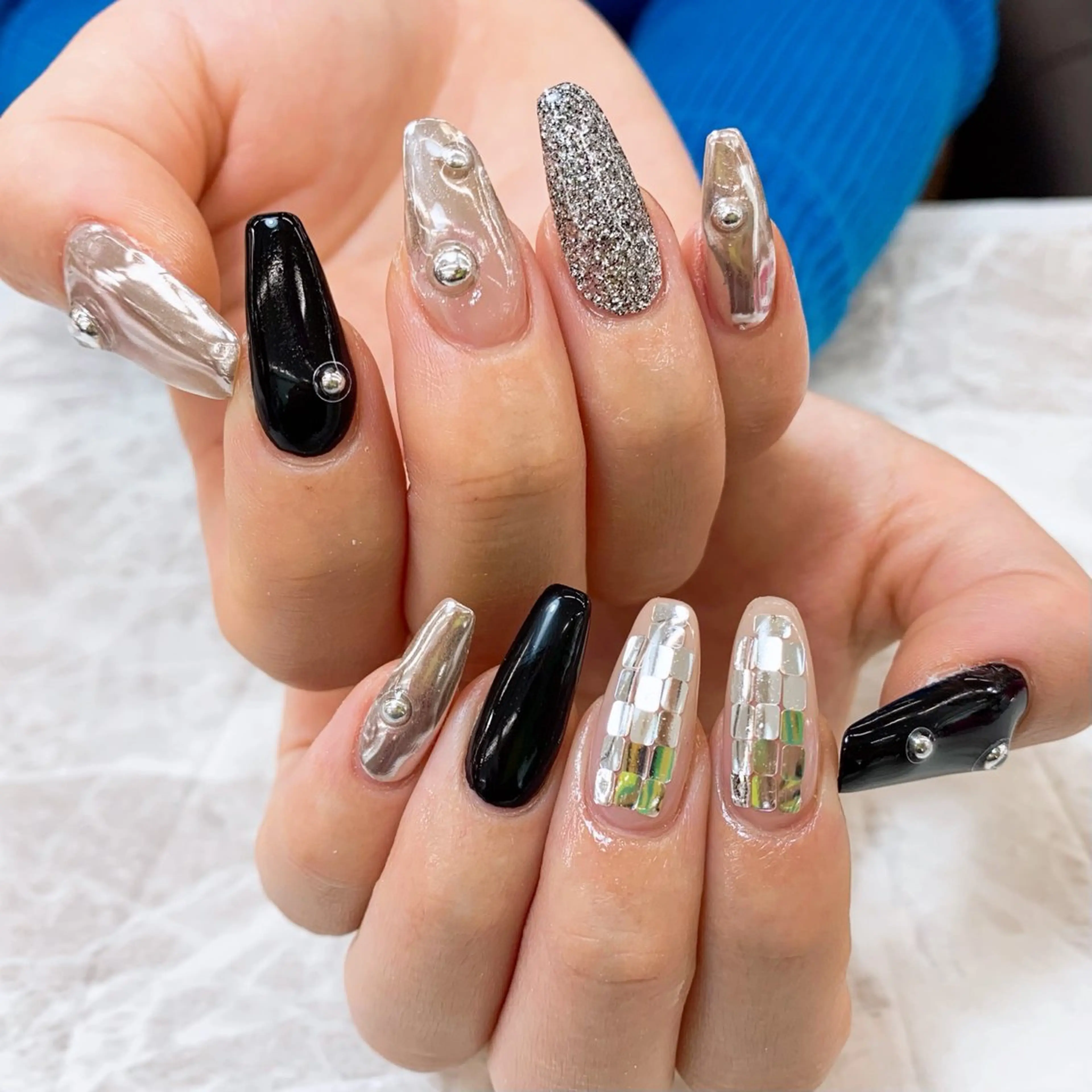 ネイル ⭐︎休業中の練習⭐︎ JNA認定講師髙橋のネイルデザイン