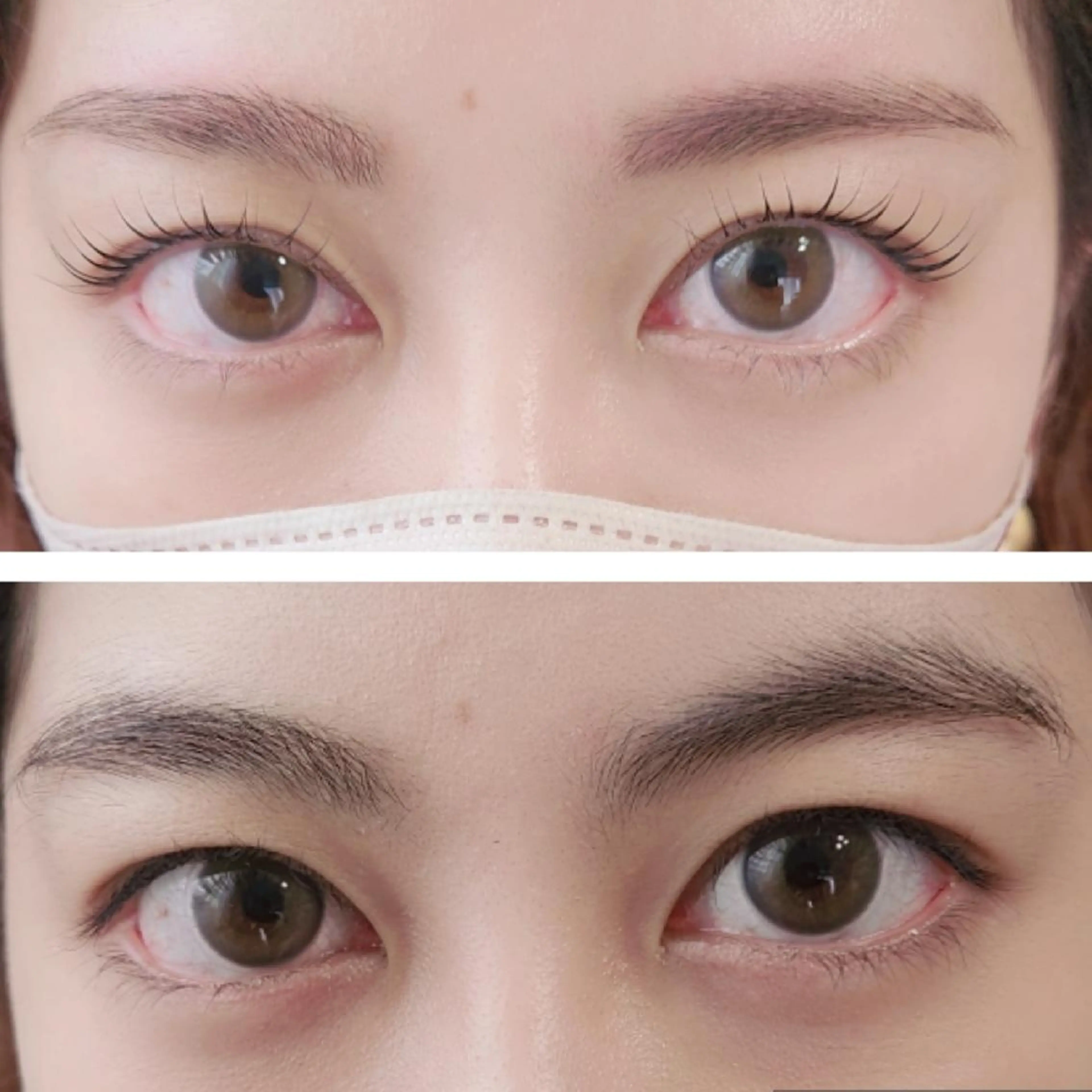 マツエク・マツパ アイブロウ 眉毛ワックス脱毛 一重×まつ毛パーマ マツパ beautysalon ASHA所属・ASHA ikumiのマツエク・マツパデザイン