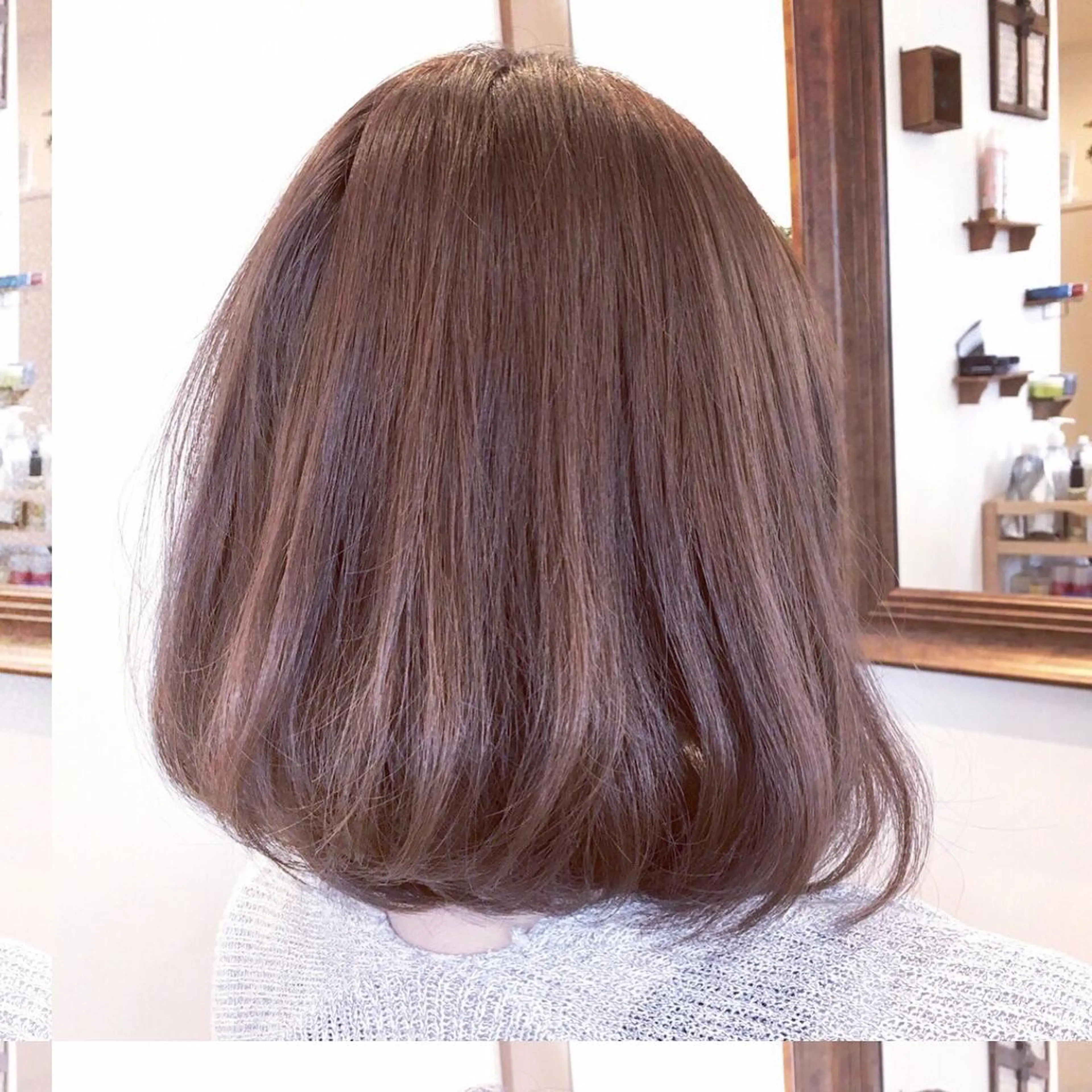 ショート カラー アッシュ ラベンダーカラー ラベンダーアッシュ ボブ ショート、ボブ シマダマサトのヘアスタイル