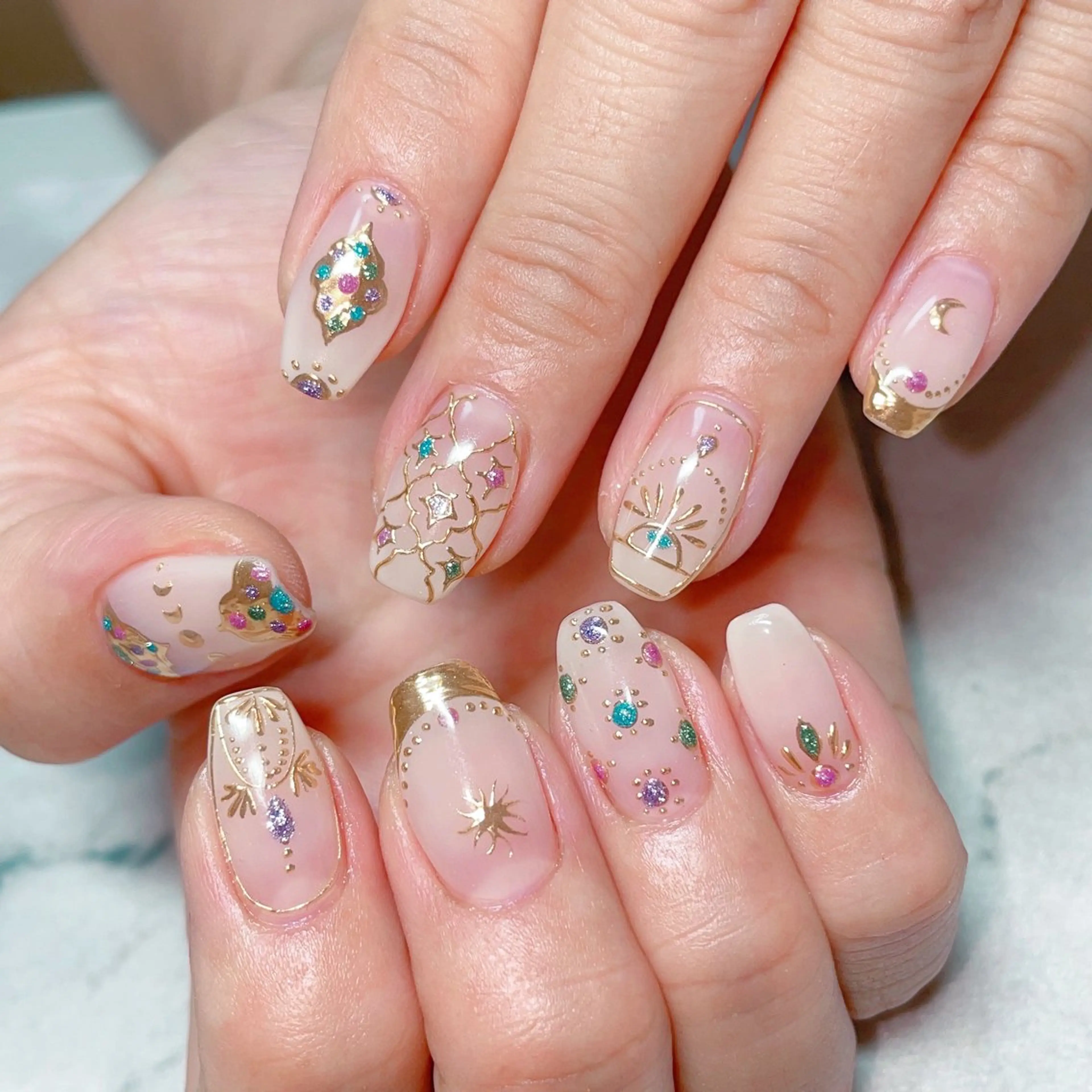 ❤︎持ち込みアート[ボリュームコース]❤︎オフなしの写真