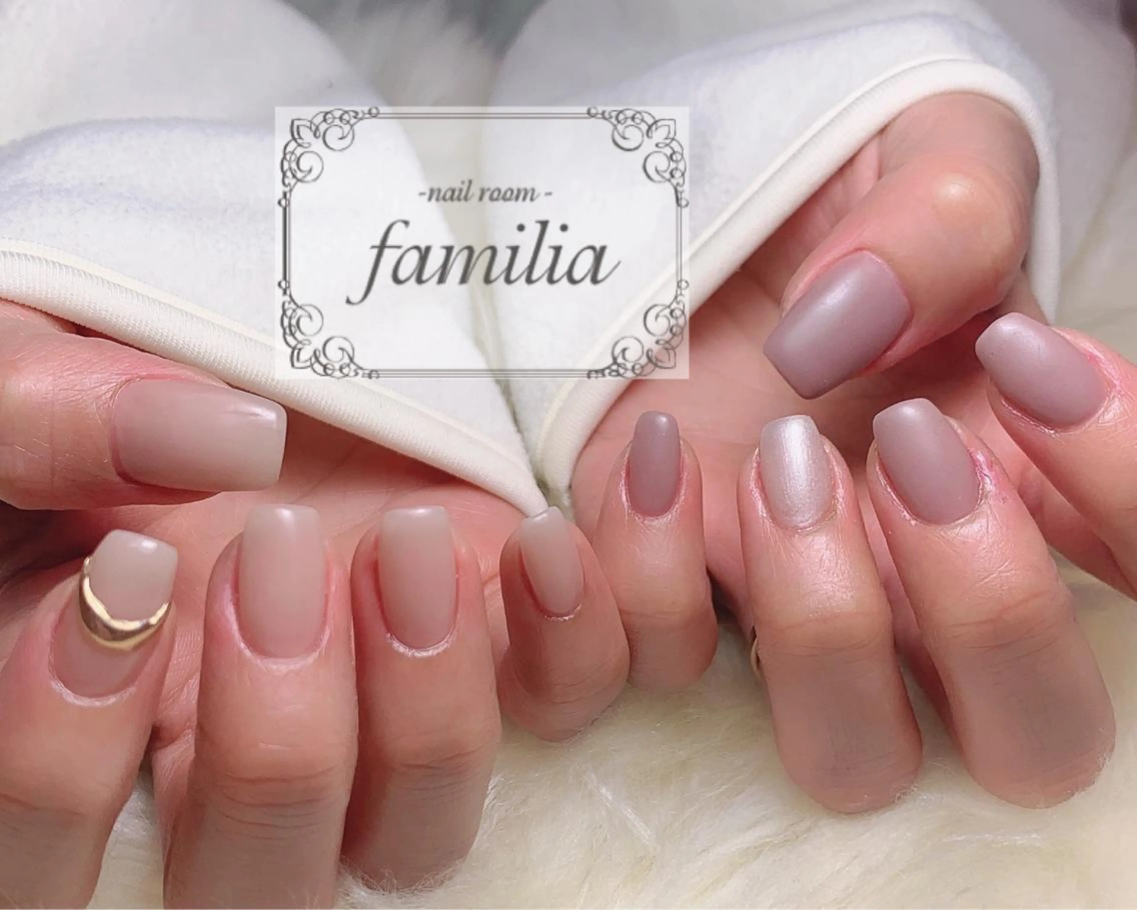 ネイル アートネイル ミラーネイル ハンドネイル -nailroom- familiaのネイルデザイン
