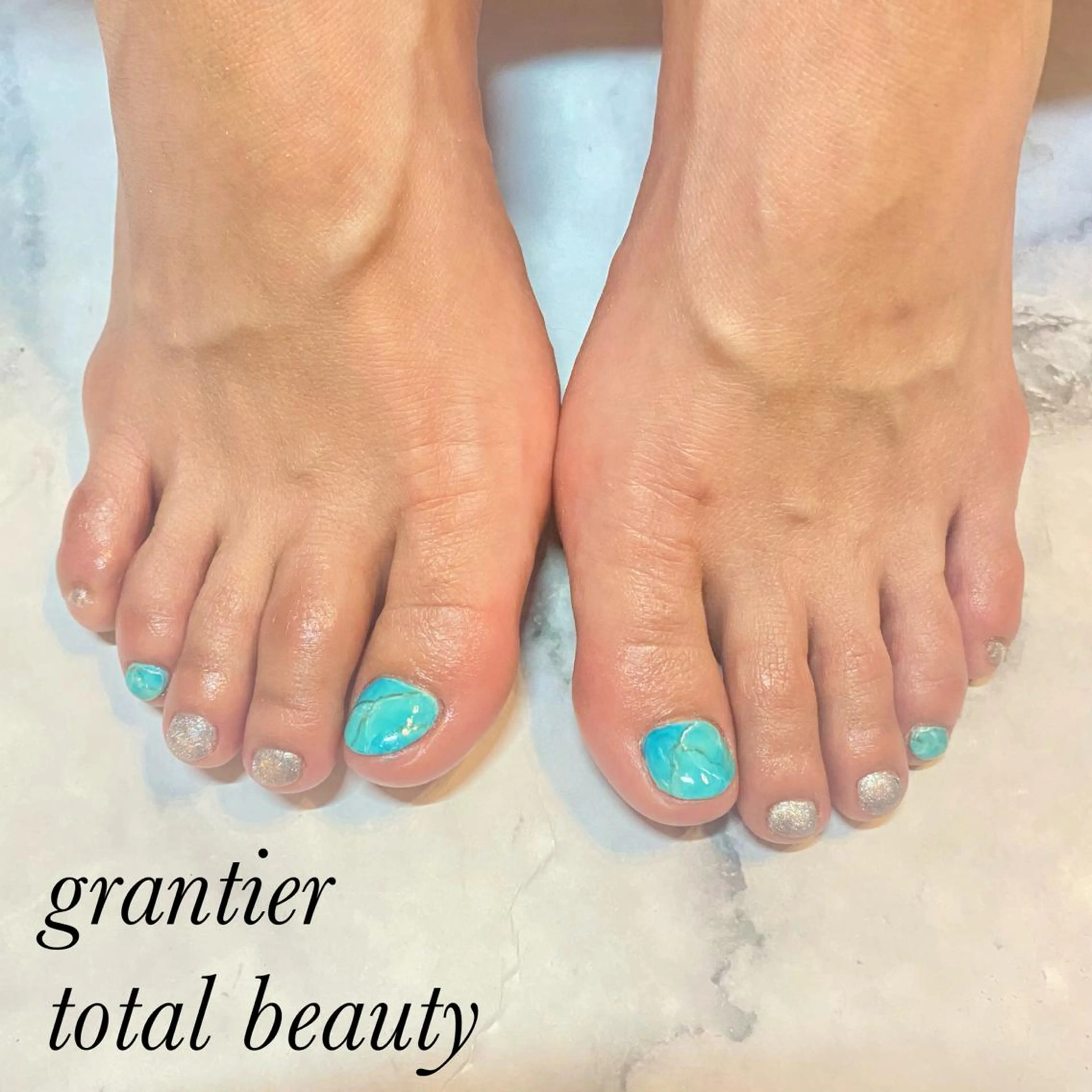 ネイル フットネイル フットネイル grantier beautyのネイルデザイン
