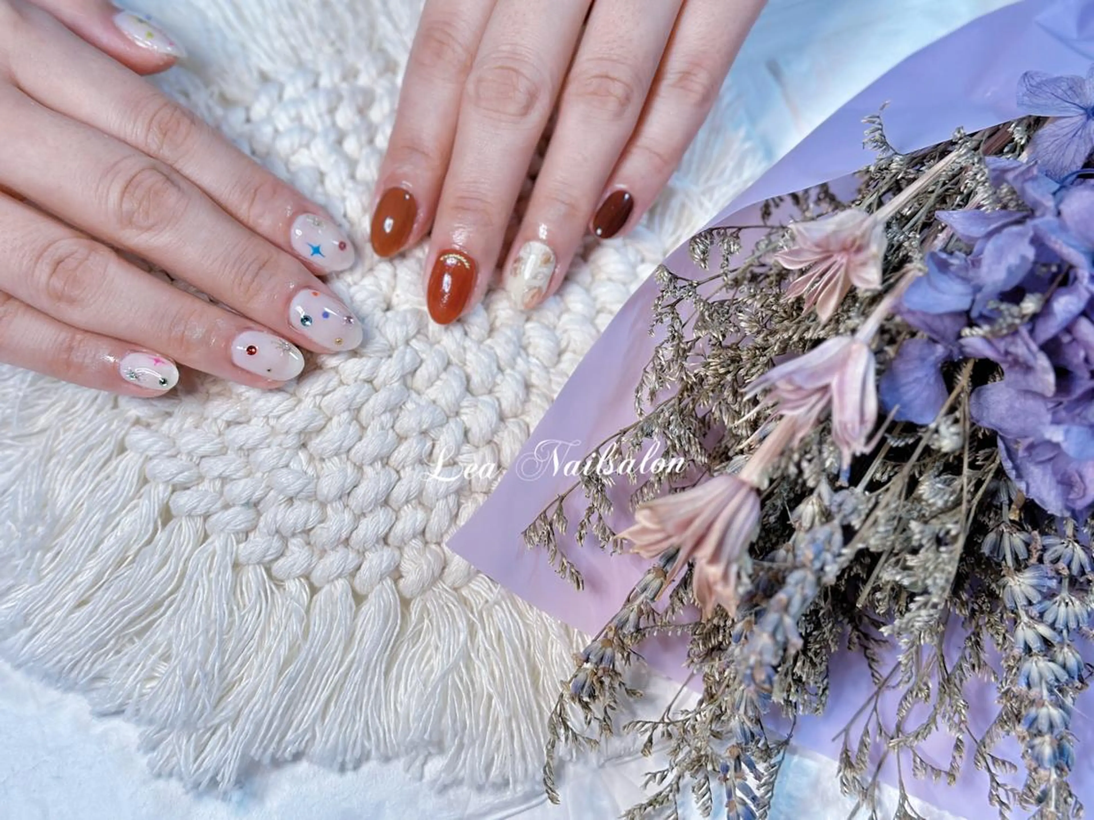 ショート カラー ネイル Lea NAILsalon所属・Le’a NailSalonのネイルデザイン