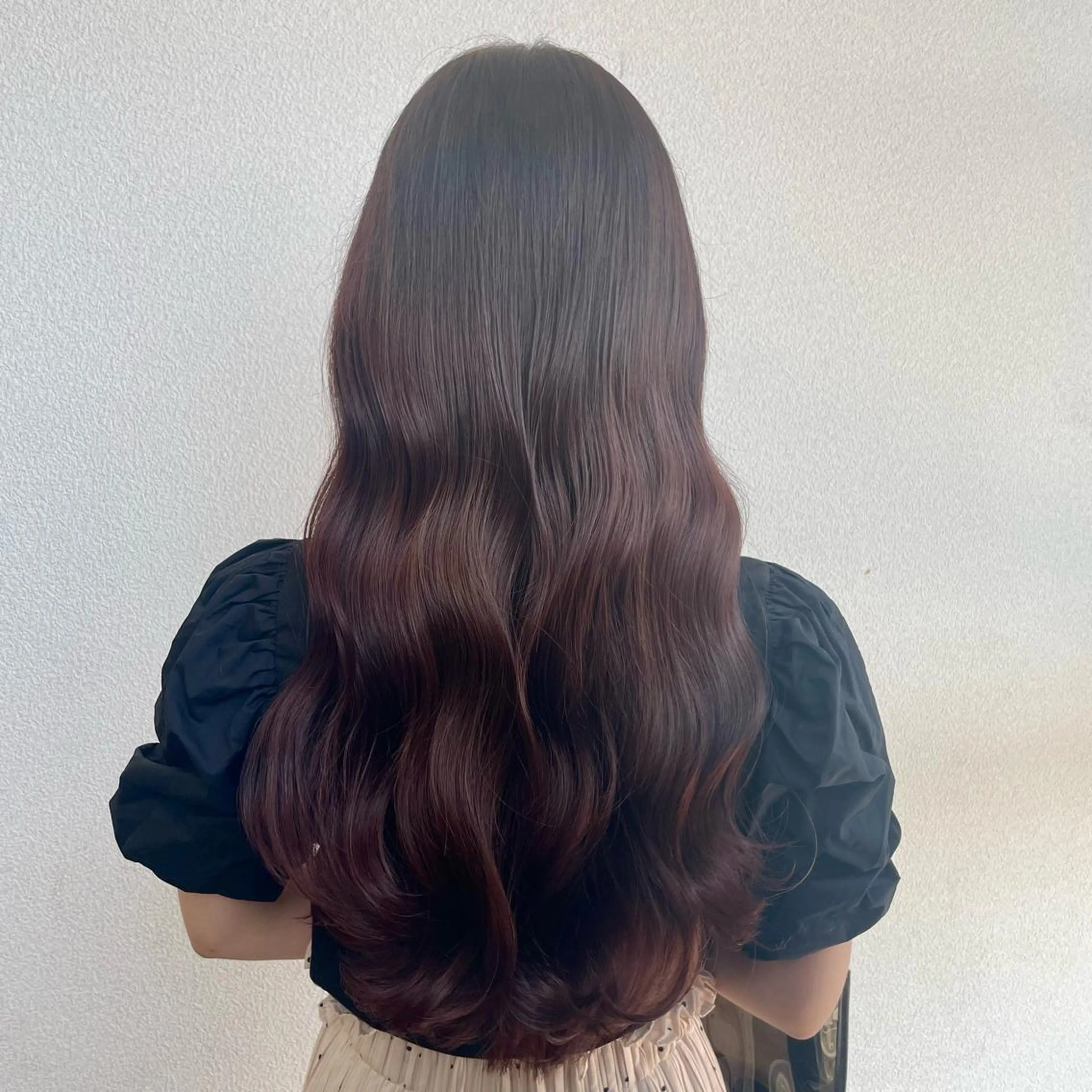 セミロング カラー 髪質改善✨️透明感カ ラー✧*。山下さいみのヘアスタイル