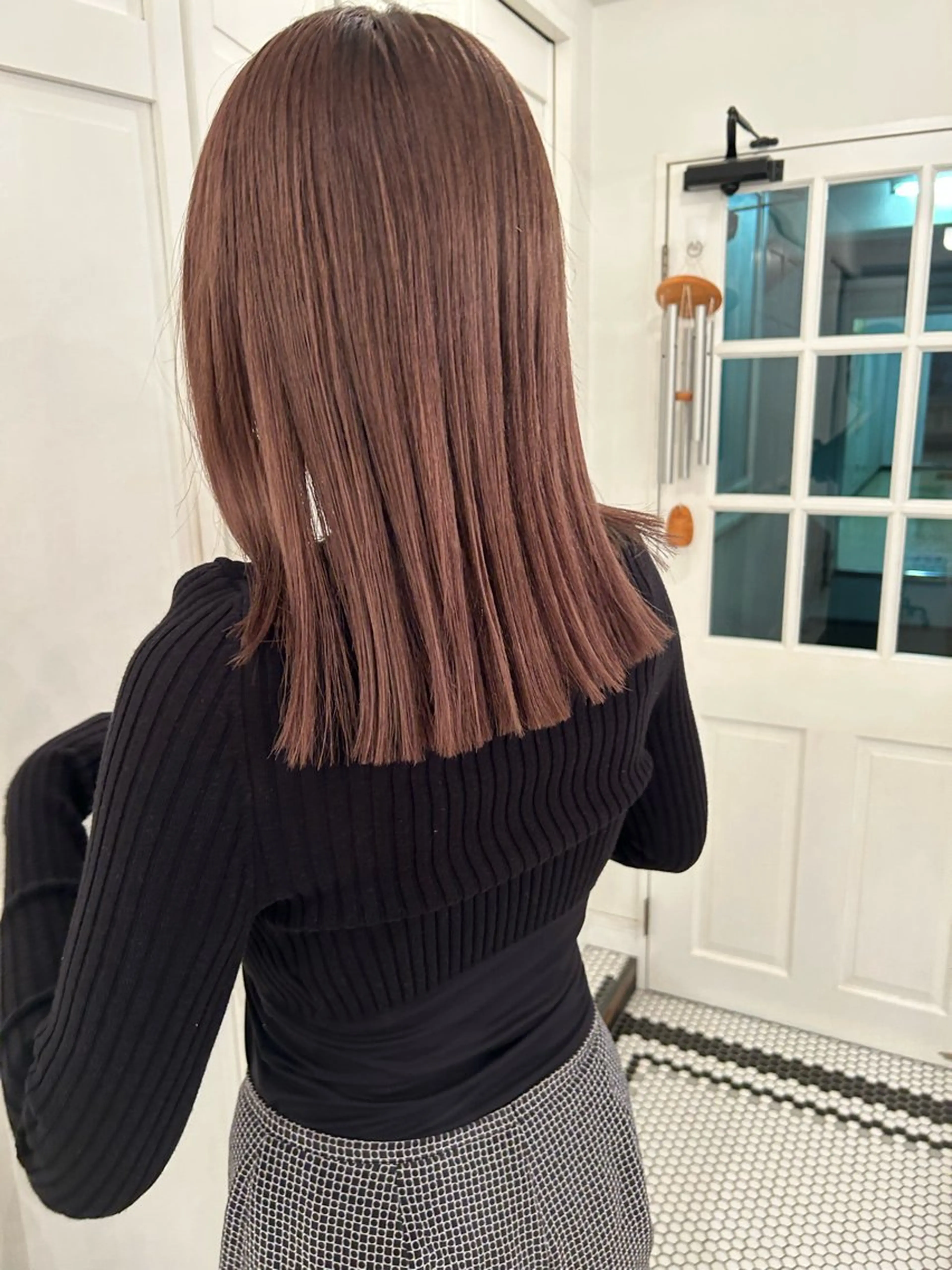 カラー ヘアカラー ブリーチカラー🎀 韓国風/寺門美優のヘアスタイル