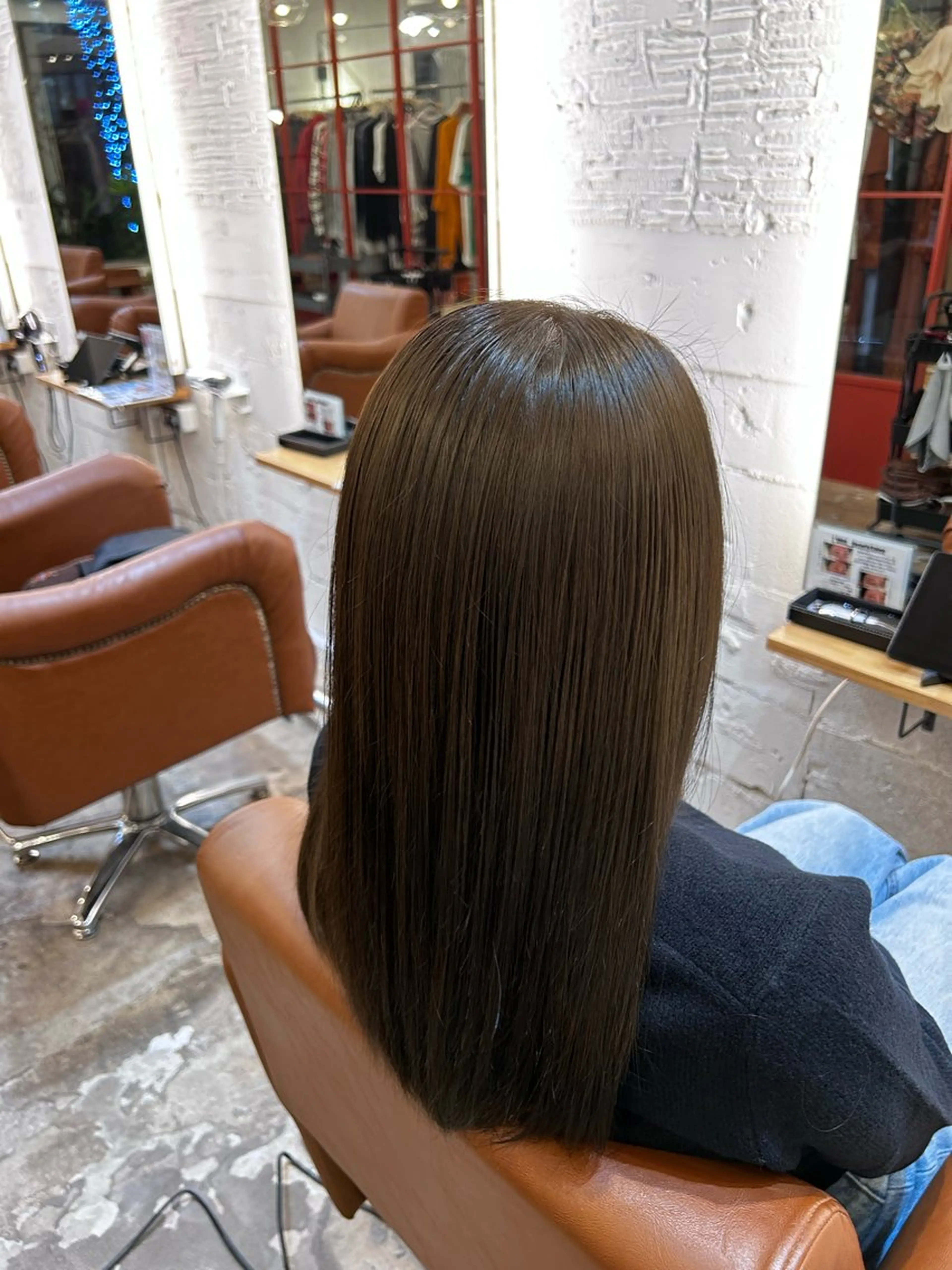 ロング カラー ヘアカラー AMBERGLEAM Hair&Cloth Yoga所属・Ryo☘縮毛矯正/ メンズ/ブリーチ/のヘアスタイル