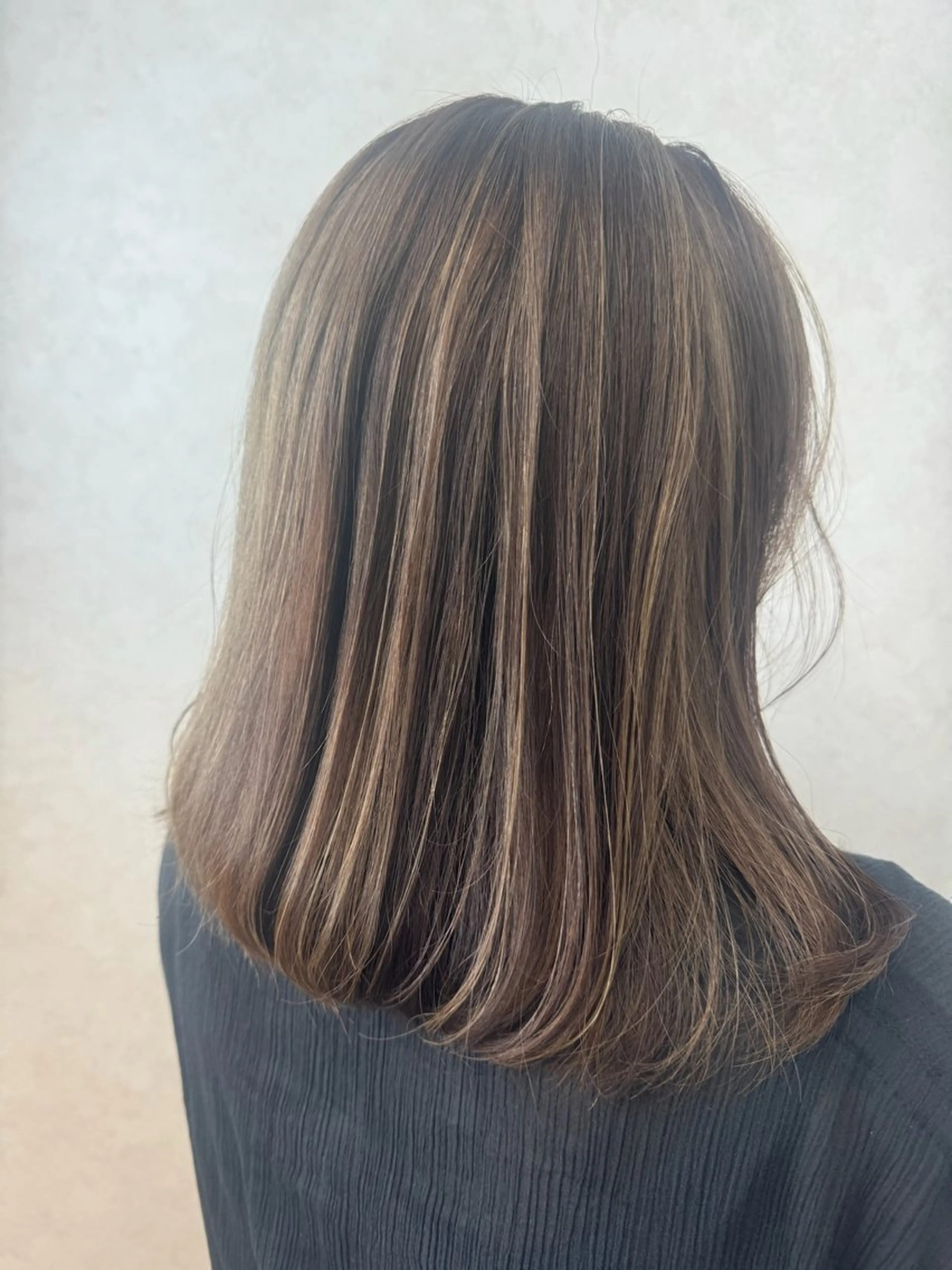 ミディアム カット 縮毛矯正 Kupua所属・石原 硏伍のヘアスタイル