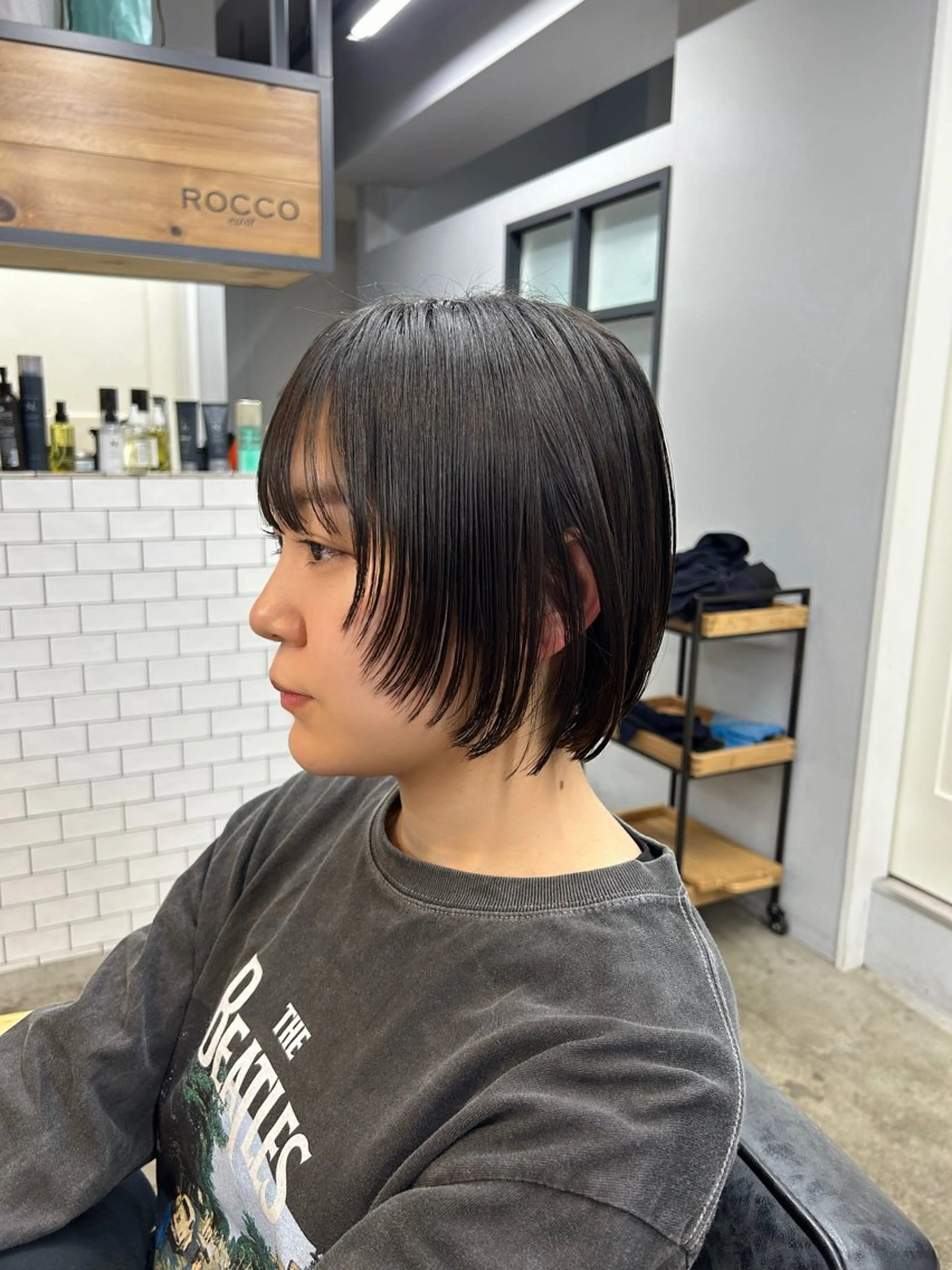 ショート レイヤーカット カット ROCCOeast Rukaのヘアスタイル