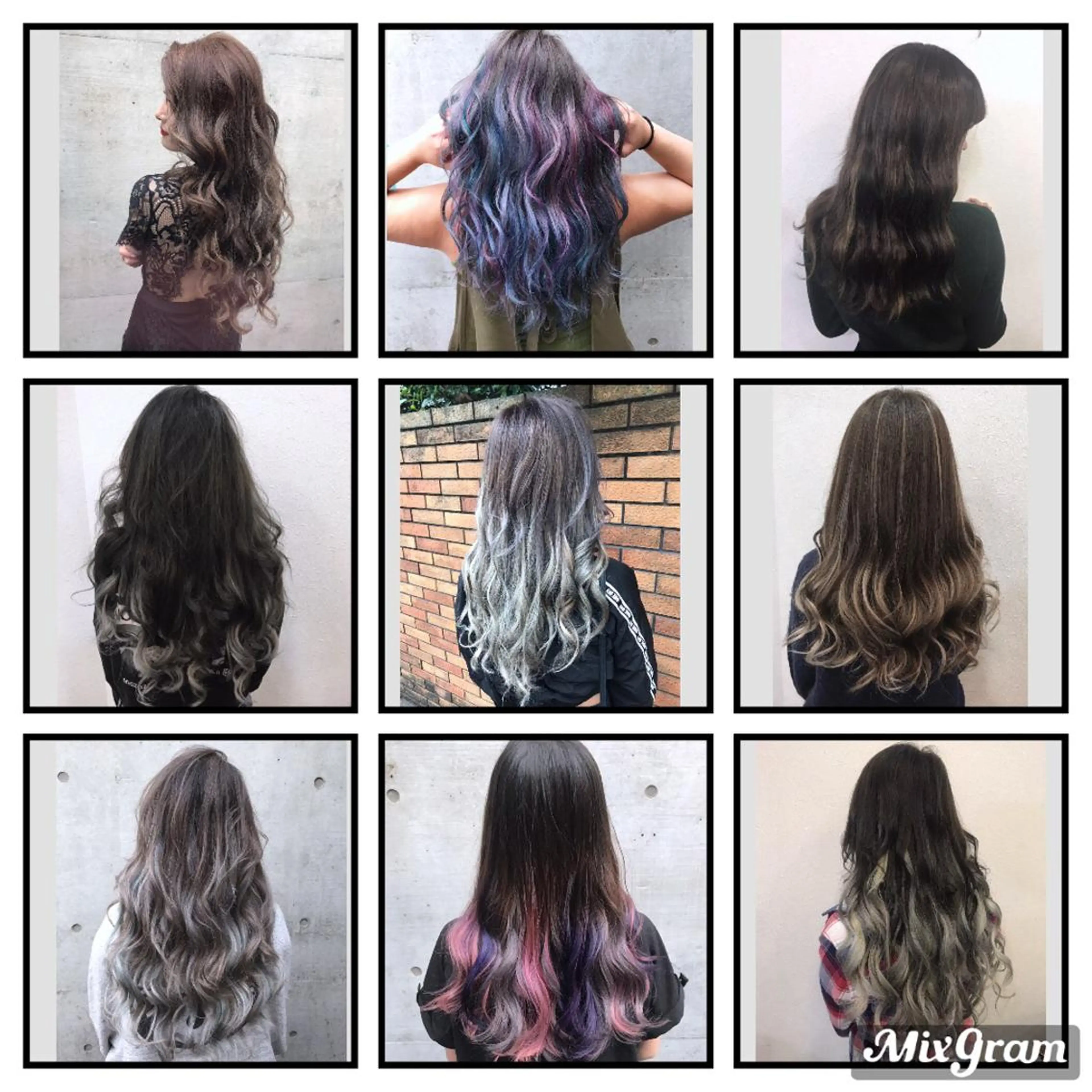 ロング カラー エクステ ヘアカラー エクステ ていねい技術No.1 🌈諏訪 健太のヘアスタイル