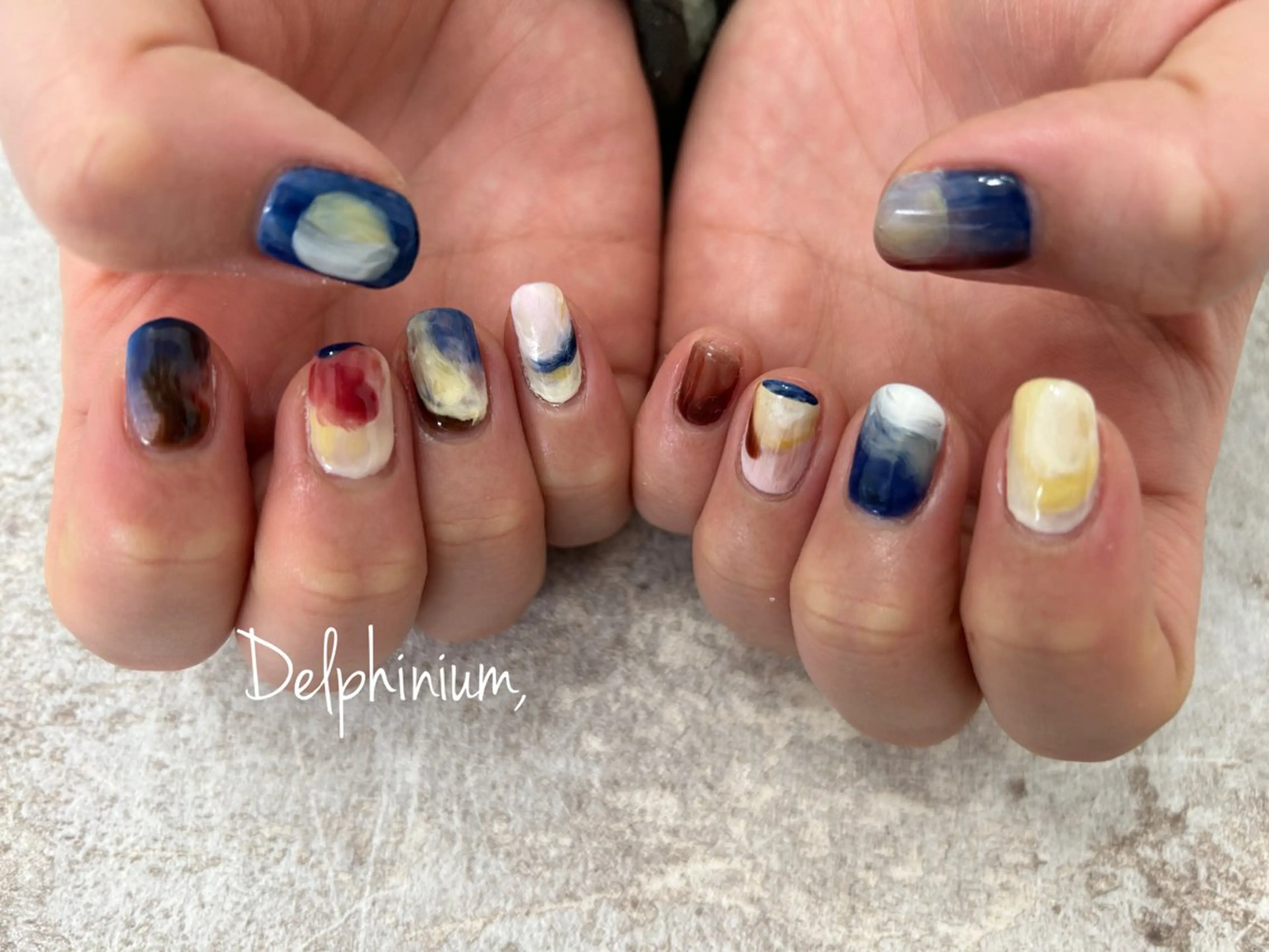 ネイル アートネイル ハンドネイル 岡本 友恵のネイルデザイン