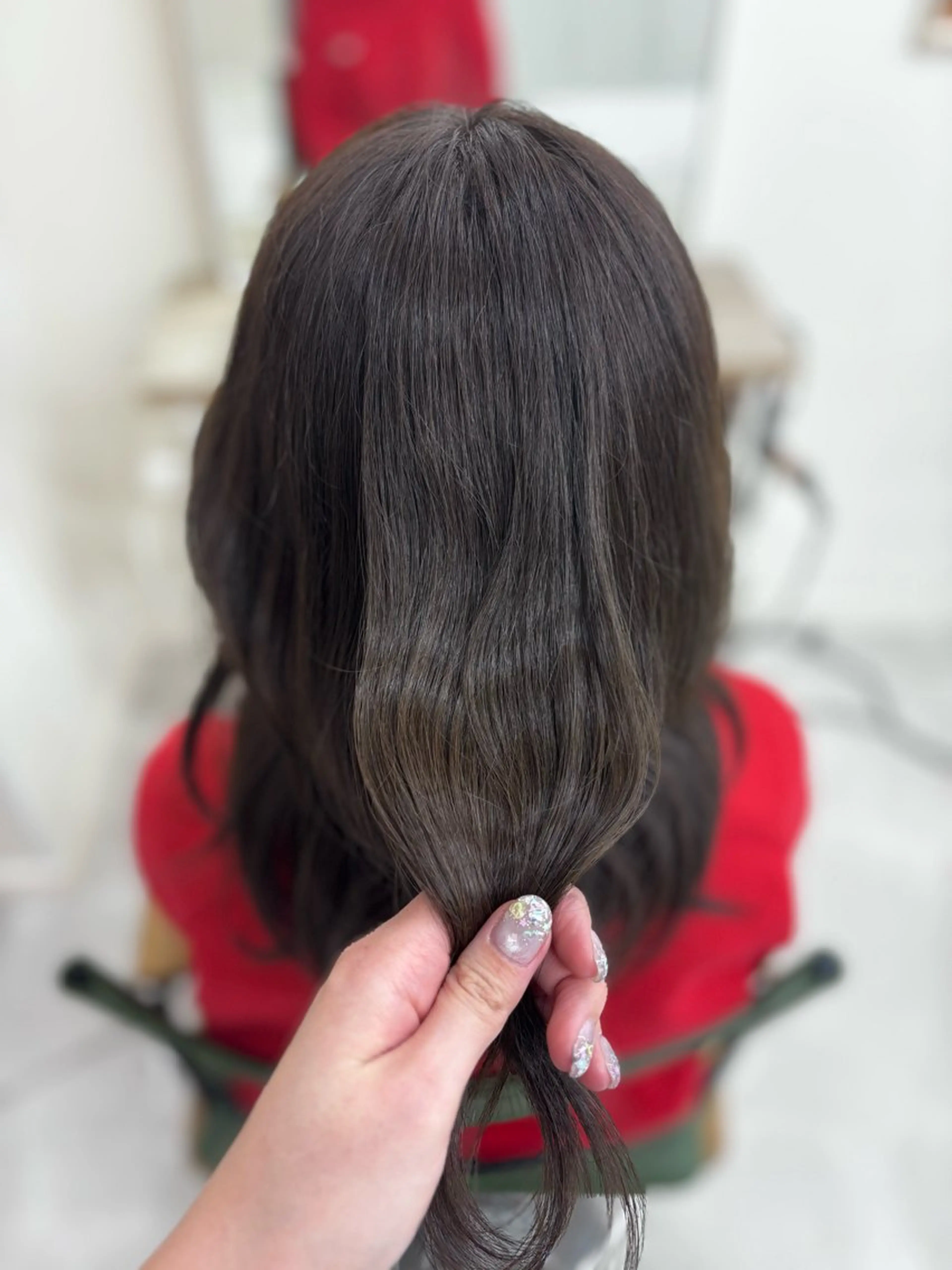 セミロング カラー 透明感カラー ユカ/艶髪/スパ /トリートメントのヘアスタイル