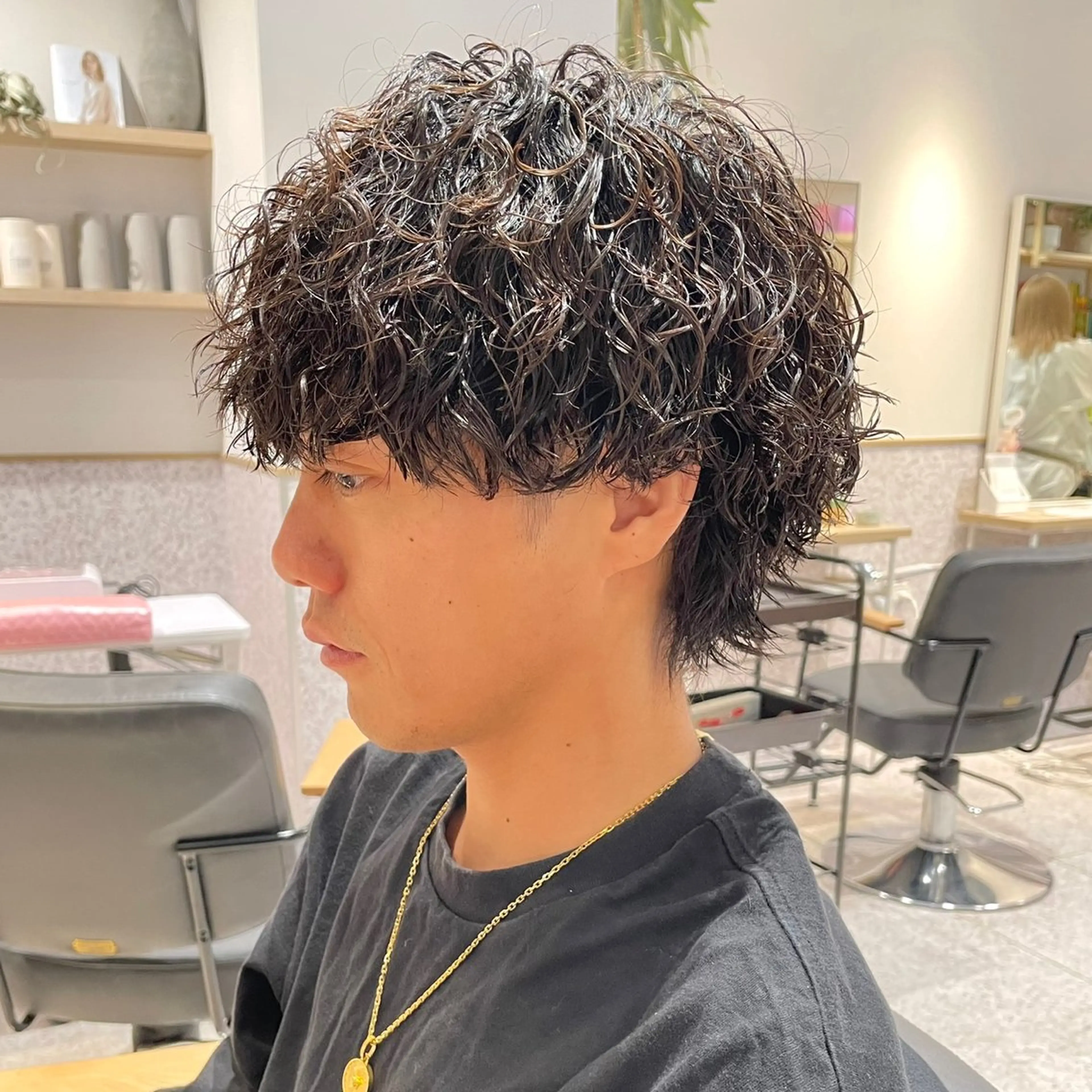 パーマ メンズ カット パーマ メンズ指名no'1 佐藤　亘のヘアスタイル