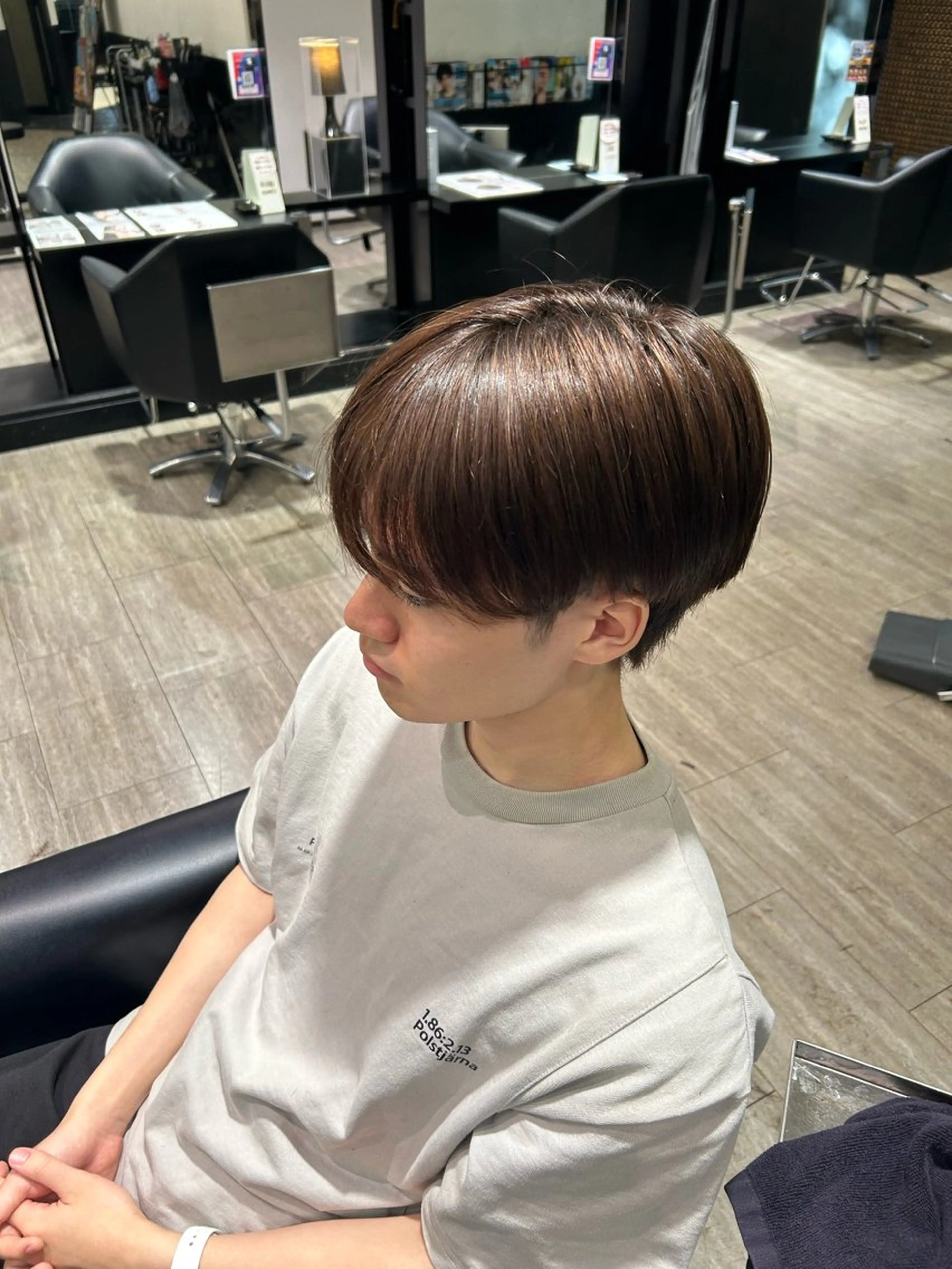 メンズ 縮毛矯正 ishizuka toaのヘアスタイル