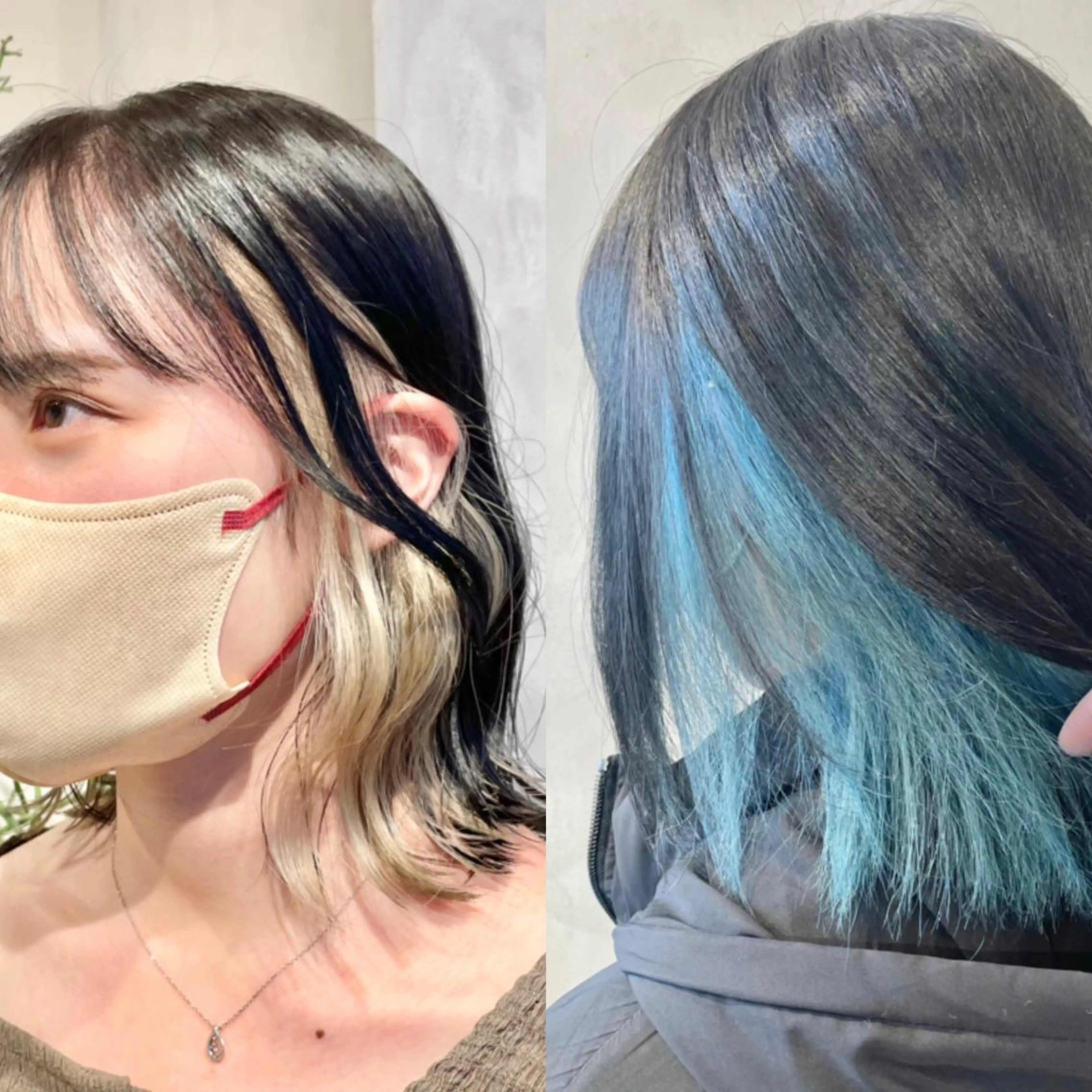 ミディアム カラー ベージュカラー インナーカラー ホワイトベージュ カット ヘアカラー トリートメント ヘッドスパ meme原宿所属・ブロンド・ハイトーン /遠藤将太のヘアスタイル