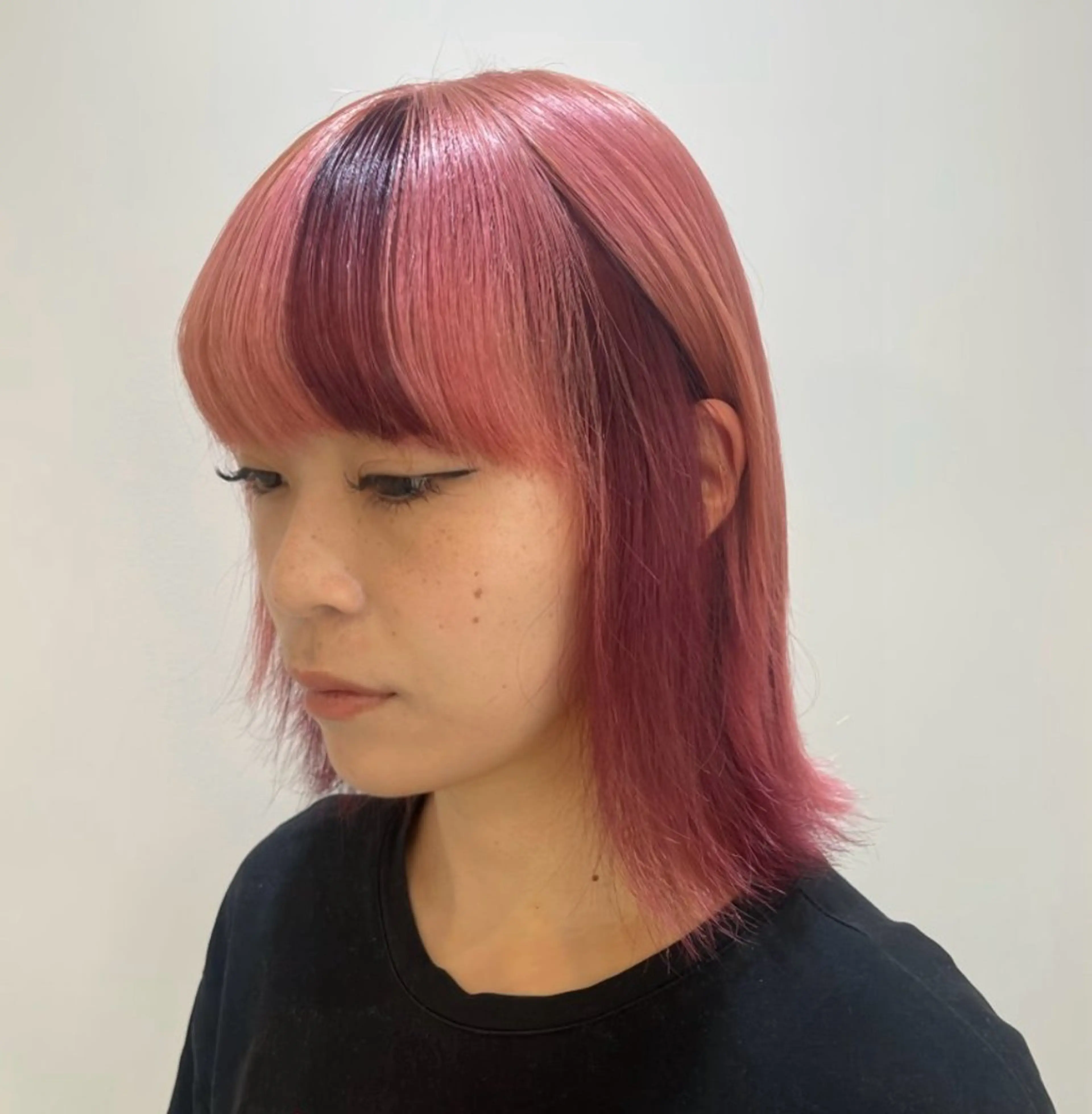 ミディアム カラー ヘアカラー ブリーチカラー特化 美容師/𝕐𝕌𝕀のヘアスタイル