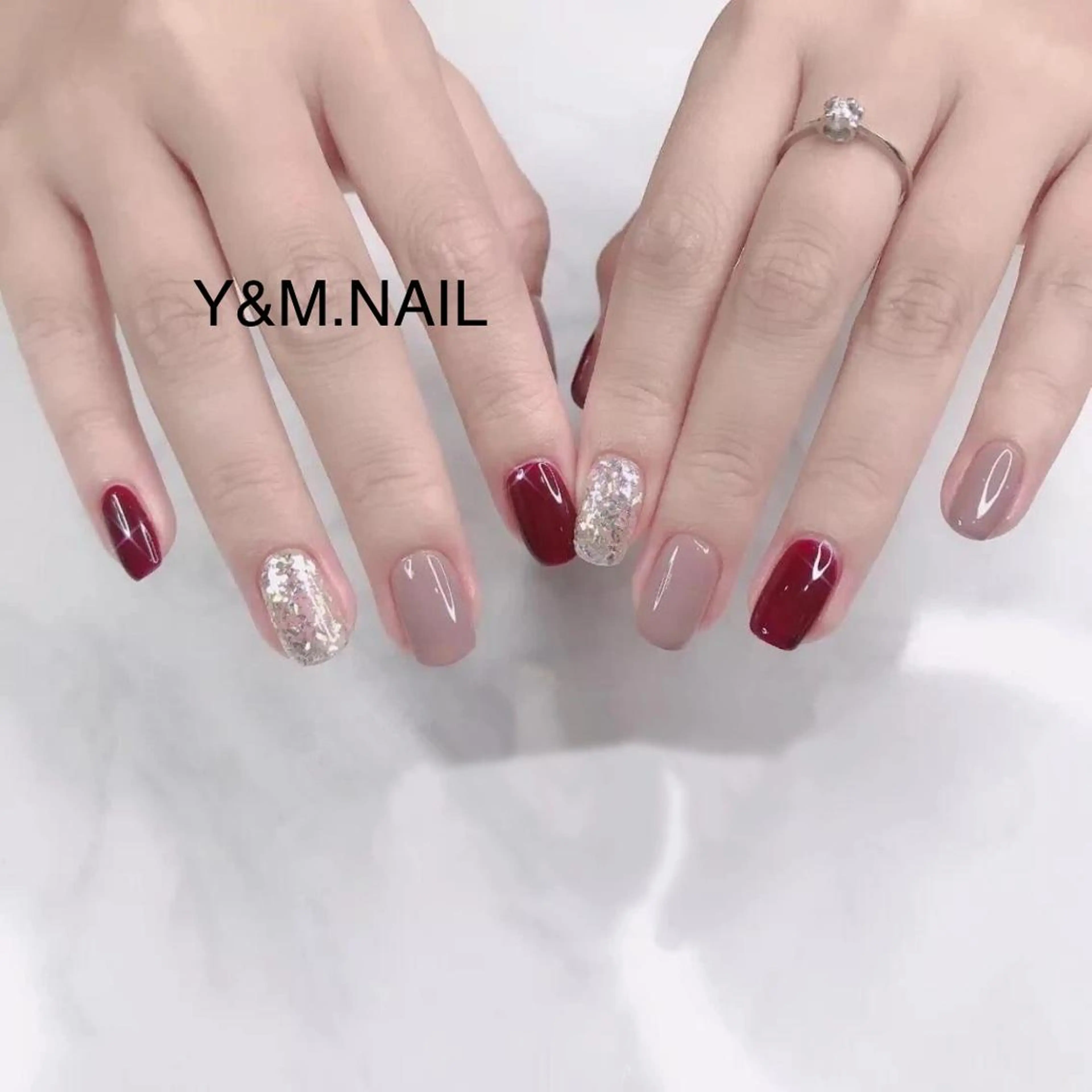 カラー ネイル シンプルネイル Ui_Amor (パラジェル)のネイルデザイン