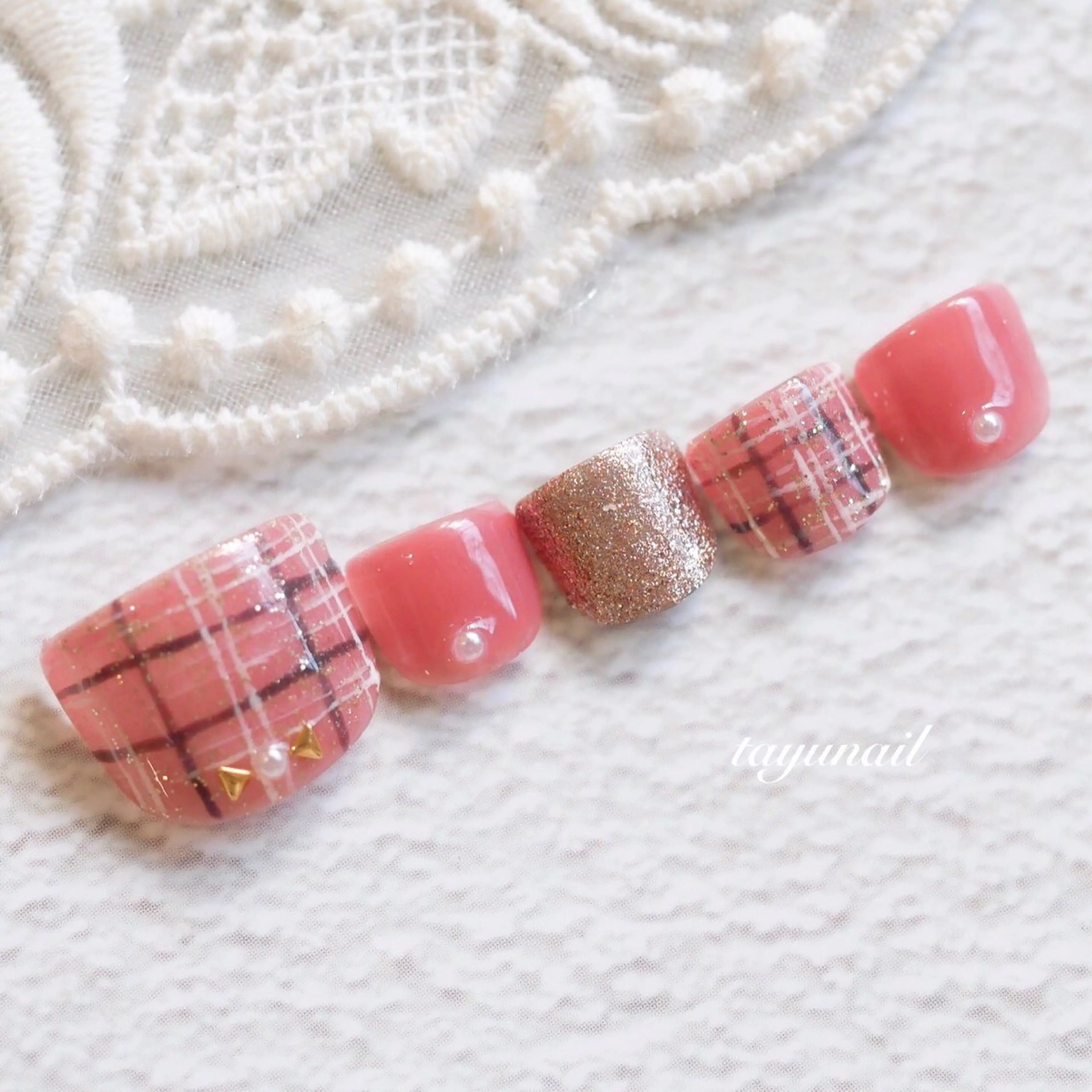 ネイル アートネイル ジェルネイル パラジェル 春ネイル ネイルサロン・ネイルスクール　たゆnail所属・ネイルサロン 【たゆnail】のネイルデザイン