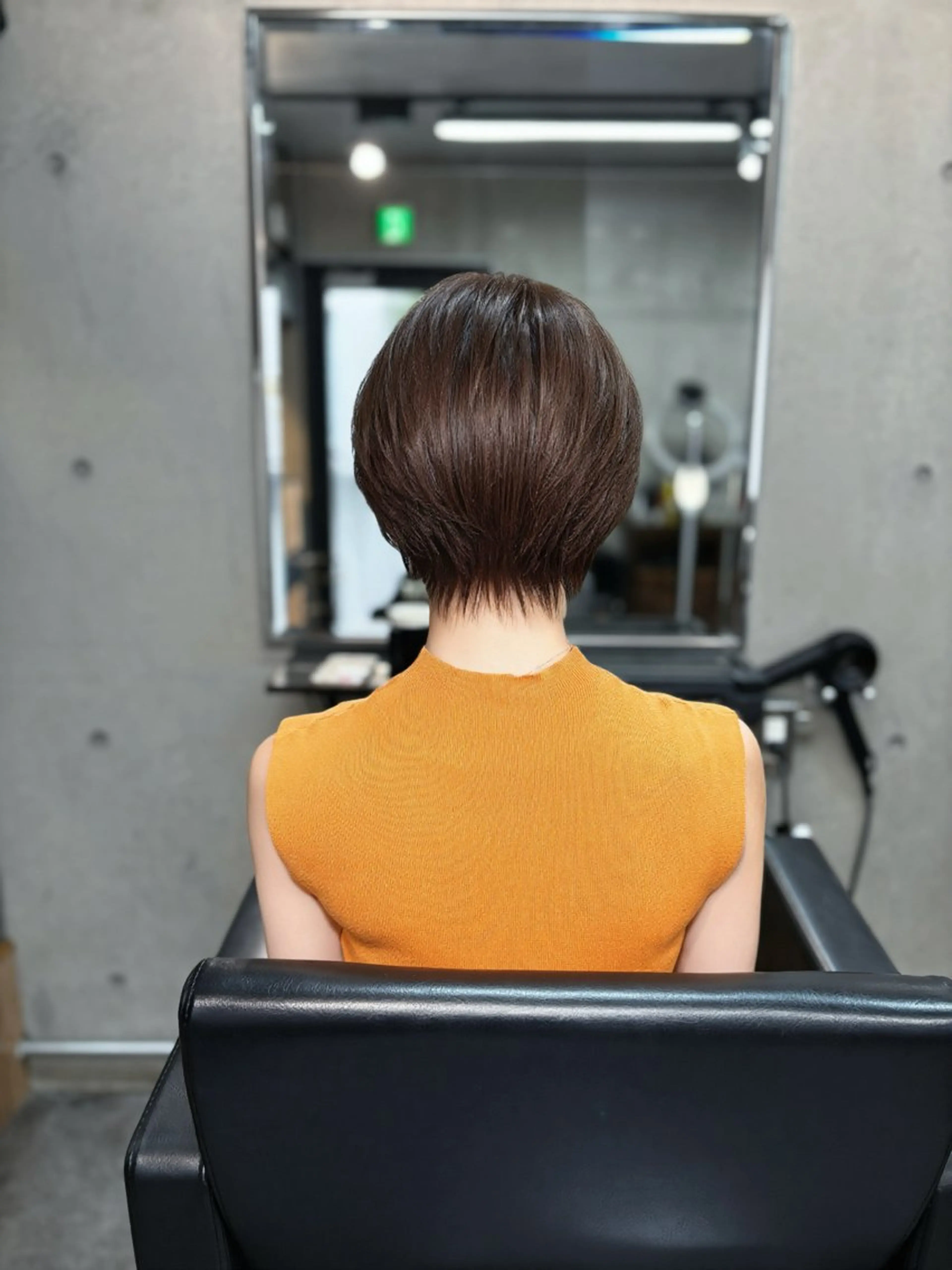 ショート カラー パーマ ハンサムショート 丸みショート ベリーショート くびれヘア 髪質改善 カット ヘアカラー トリートメント ショートボブ縮毛矯正 髪質改善のプロ山道潤のヘアスタイル