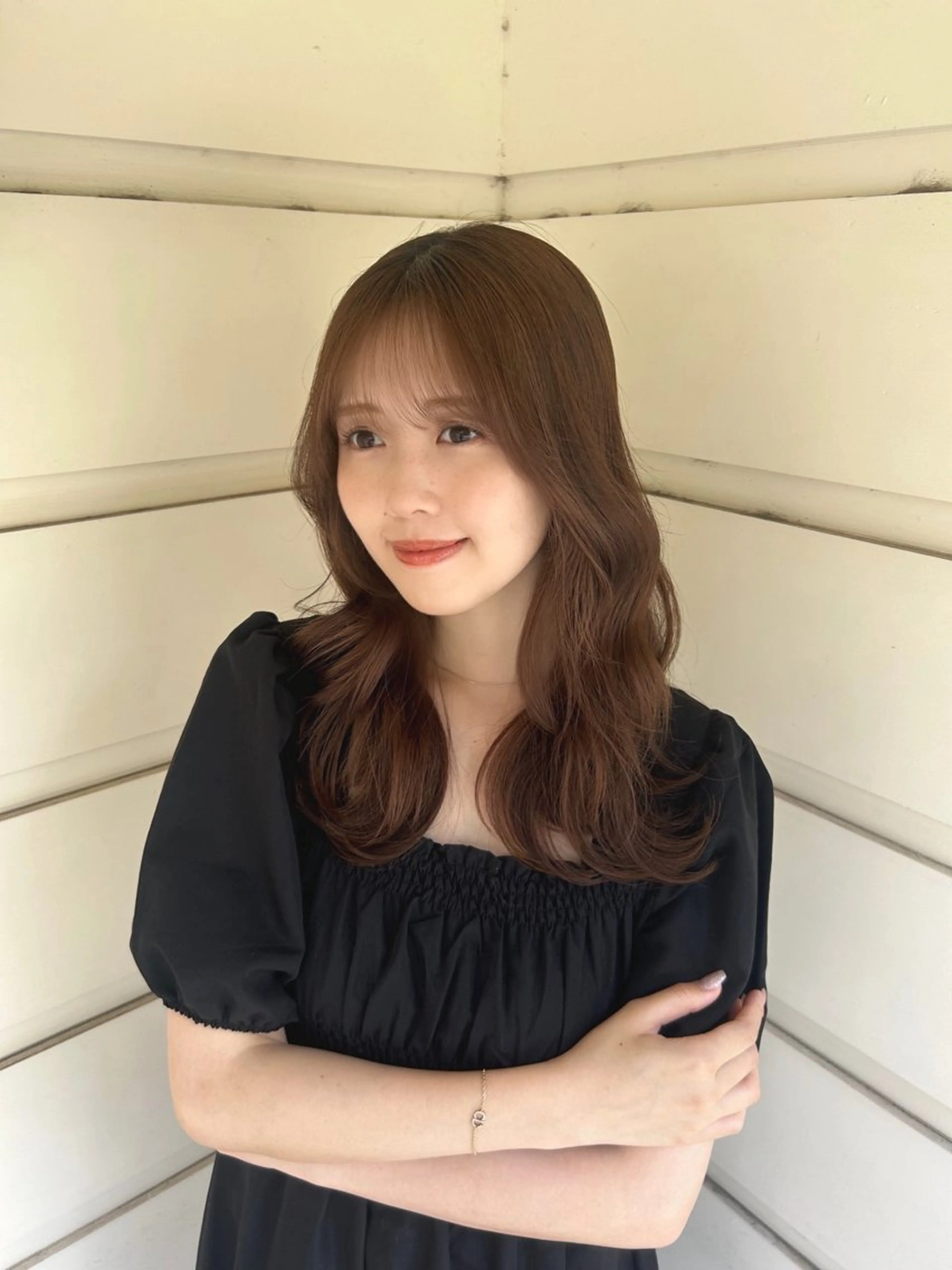 ロング Rina🎀艶髪 愛されモテベージュのヘアスタイル