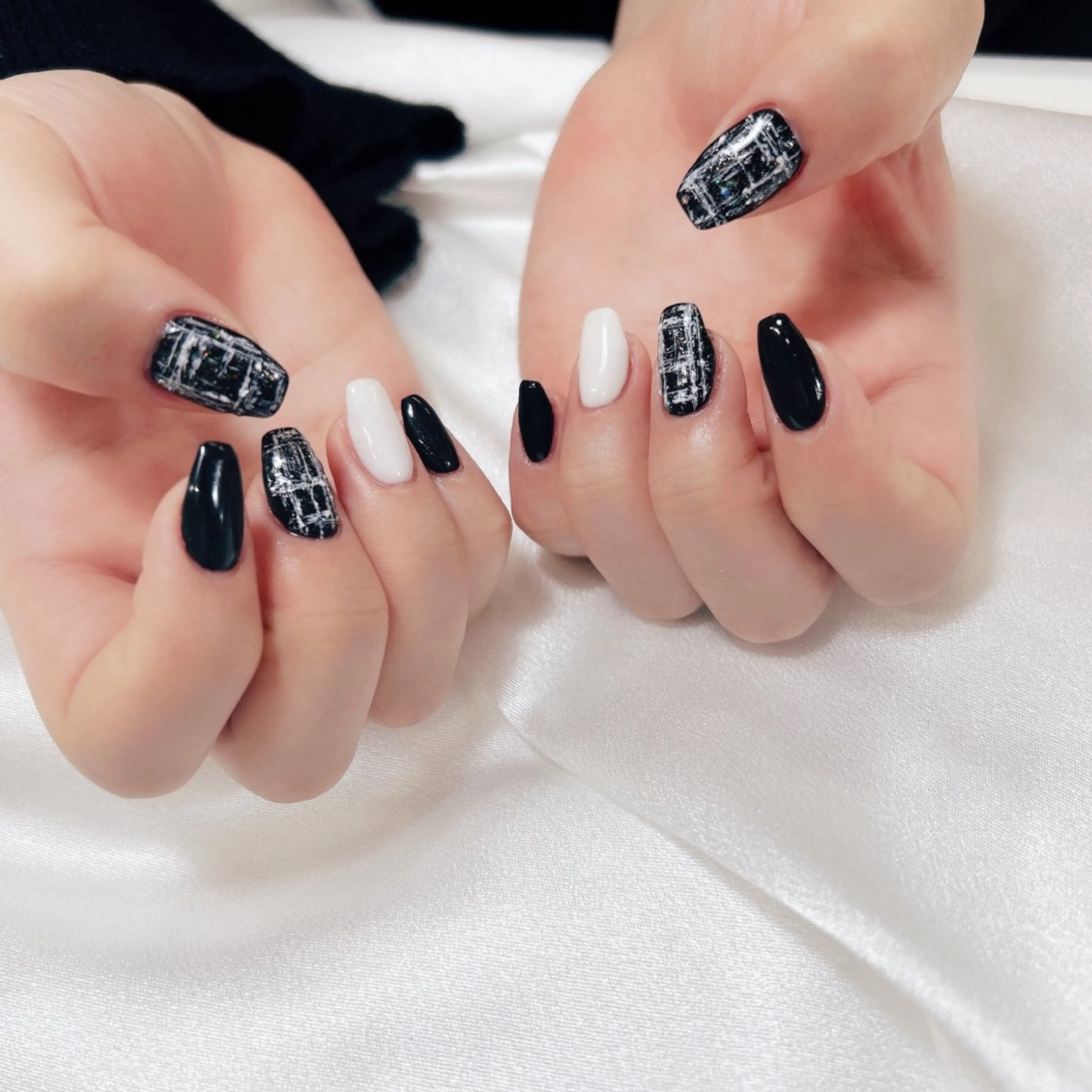 🉐チップ長さ出し💅🏻シンプル持ち込みデザイン💕初回オフ無料の写真