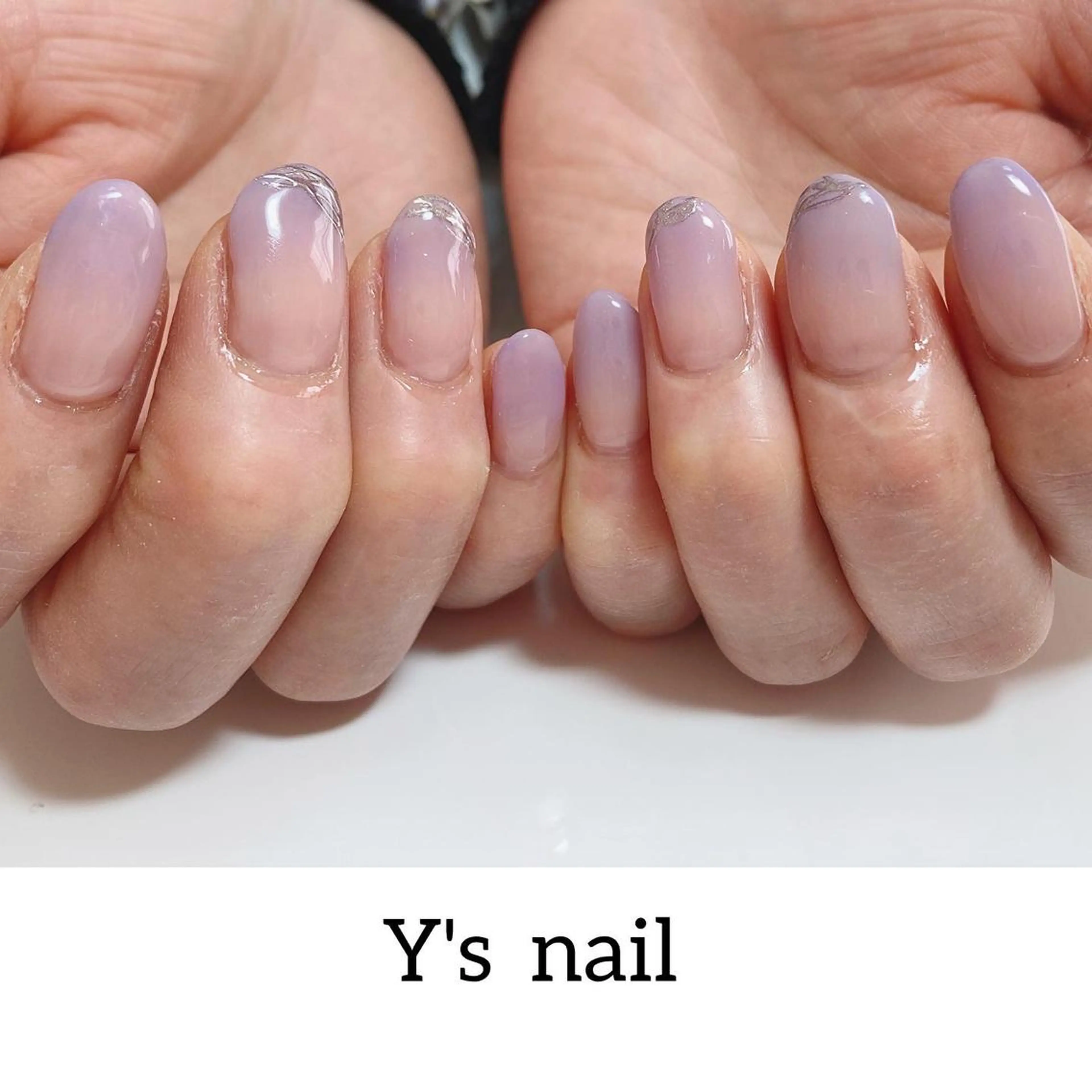 ネイル ミラーネイル ハンドネイル 手書きが得意🖌️ Y’s  nailのネイルデザイン