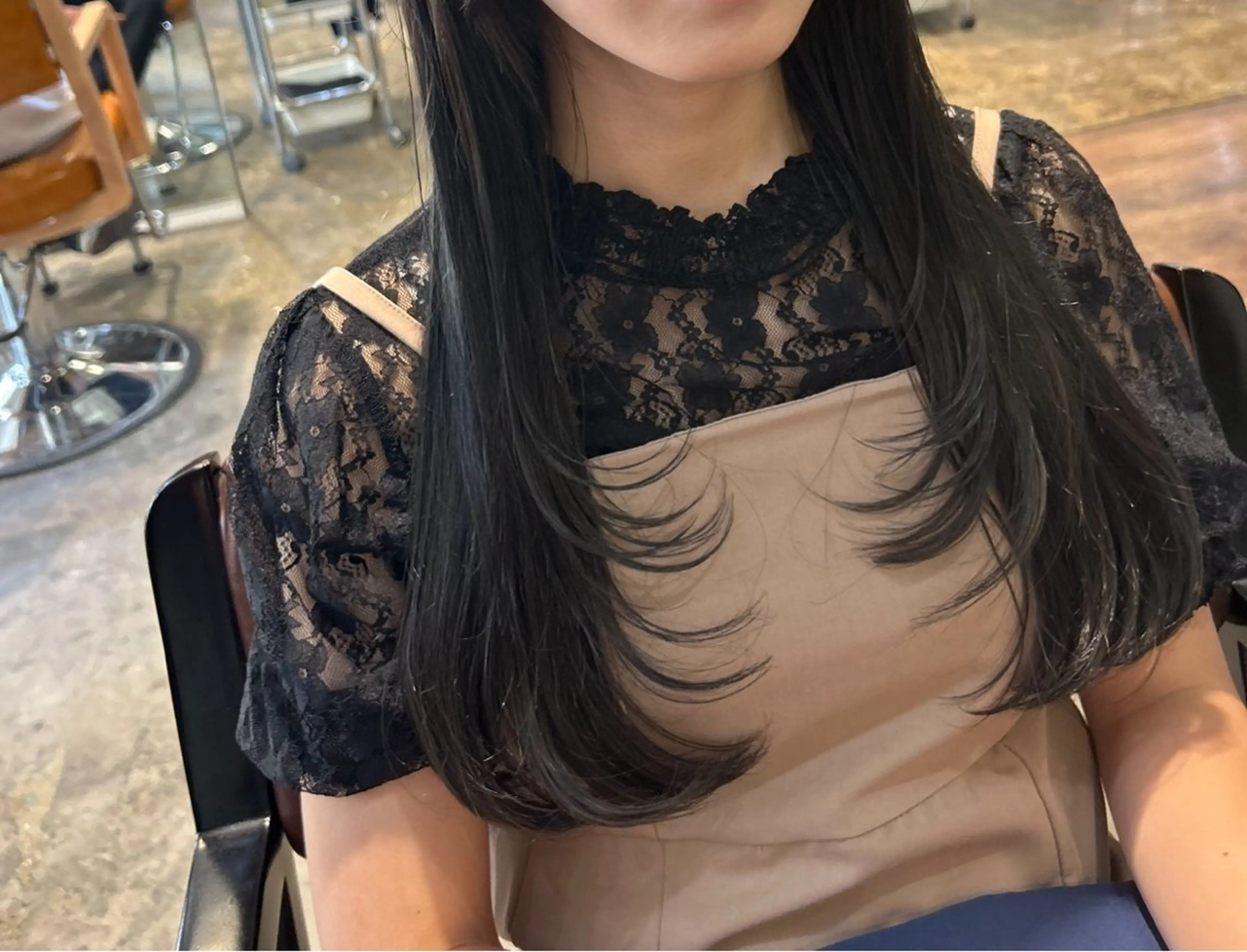 ロング カラー レイヤーカット カット ヘアカラー トリートメント 艶髪/レイヤー 🦋MIYUUのヘアスタイル