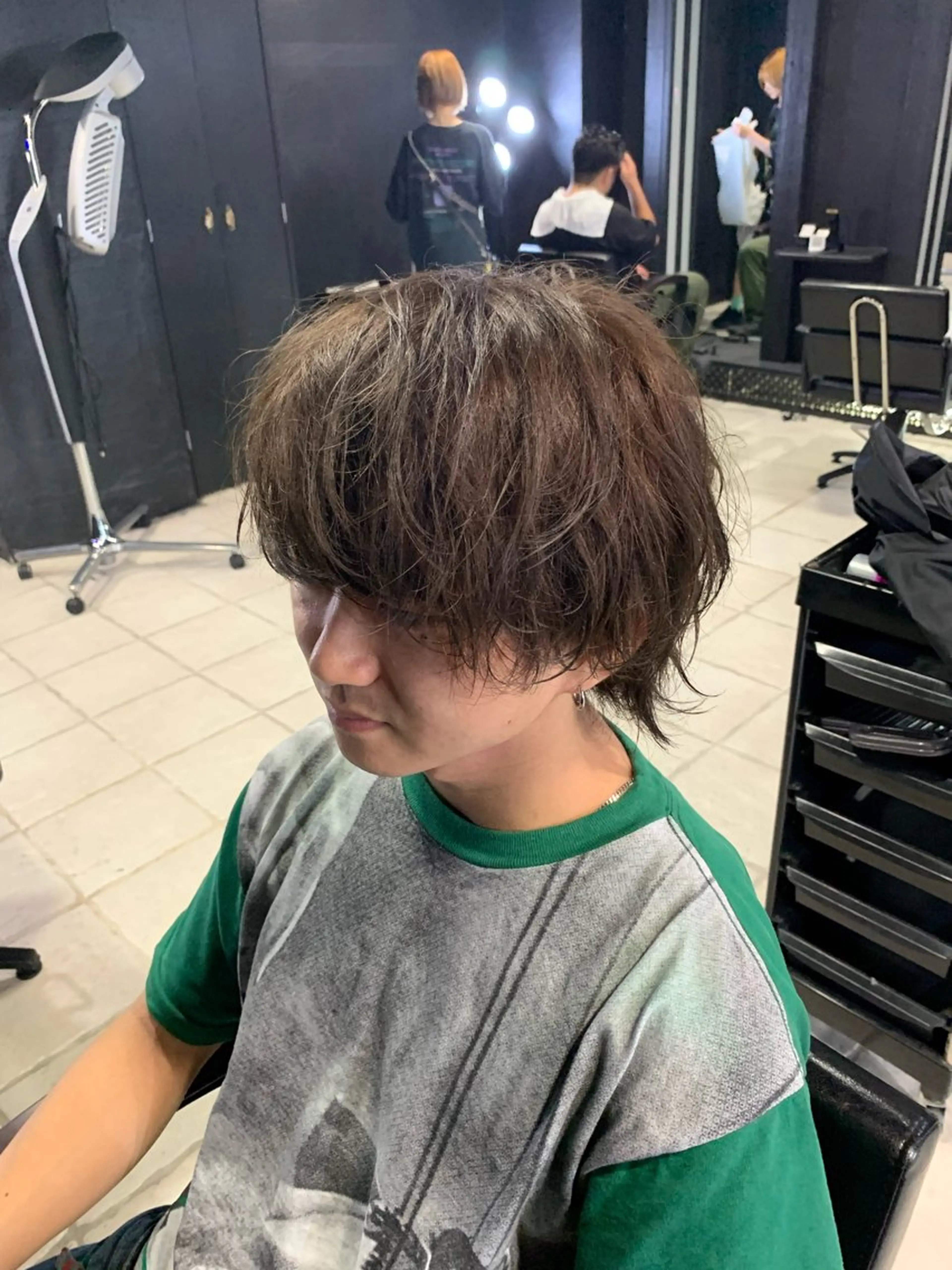 カラー ヘアアレンジ メンズ カット ヘアカラー トリートメント ヘアセット メンズ専門 美容師✨ アメ村 堀江颯瑛のヘアスタイル