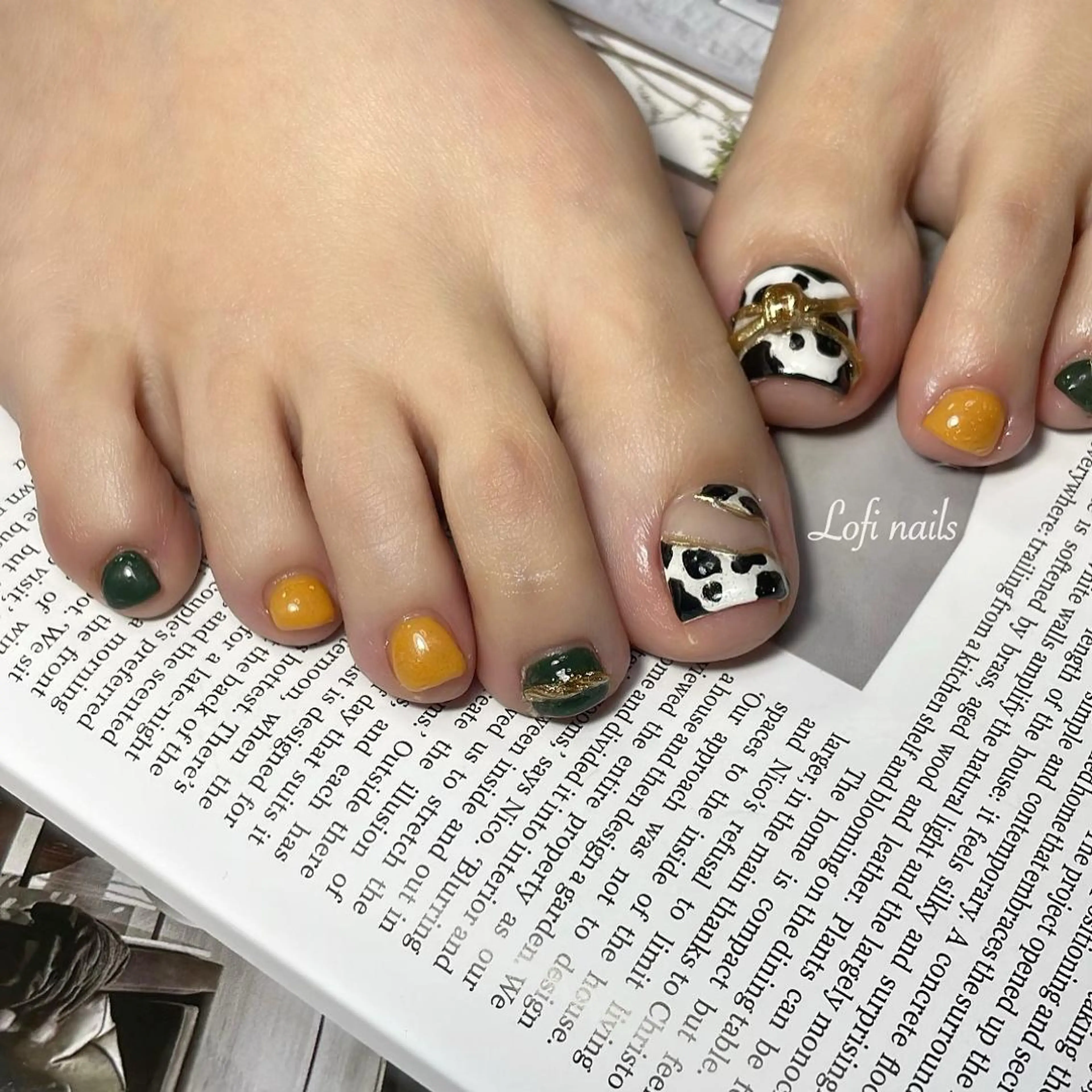 ネイル フットネイル Lofi nails ゆきこのネイルデザイン