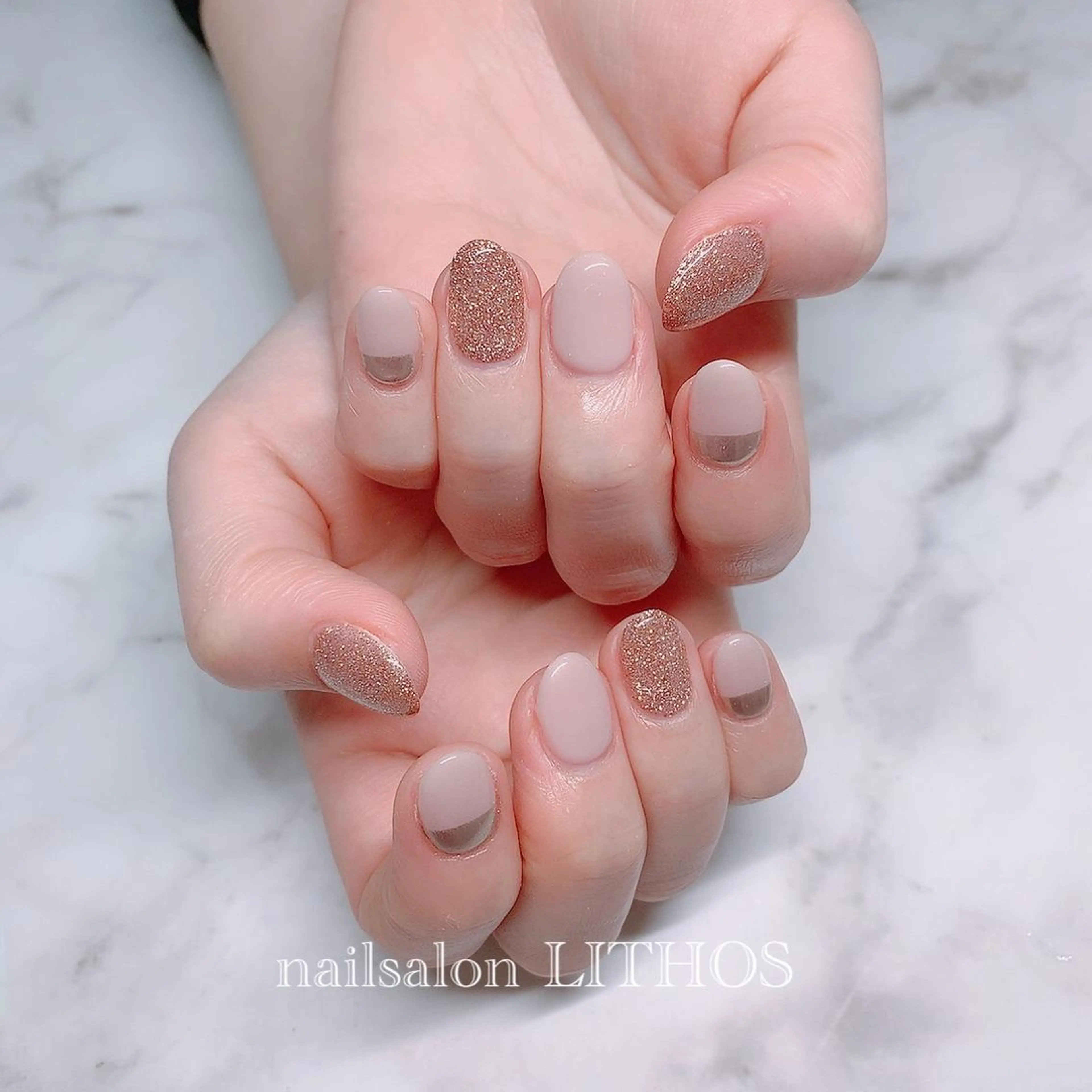ネイル ハンドネイル nailsalon Lithos所属・nailsalon Recontreのネイルデザイン