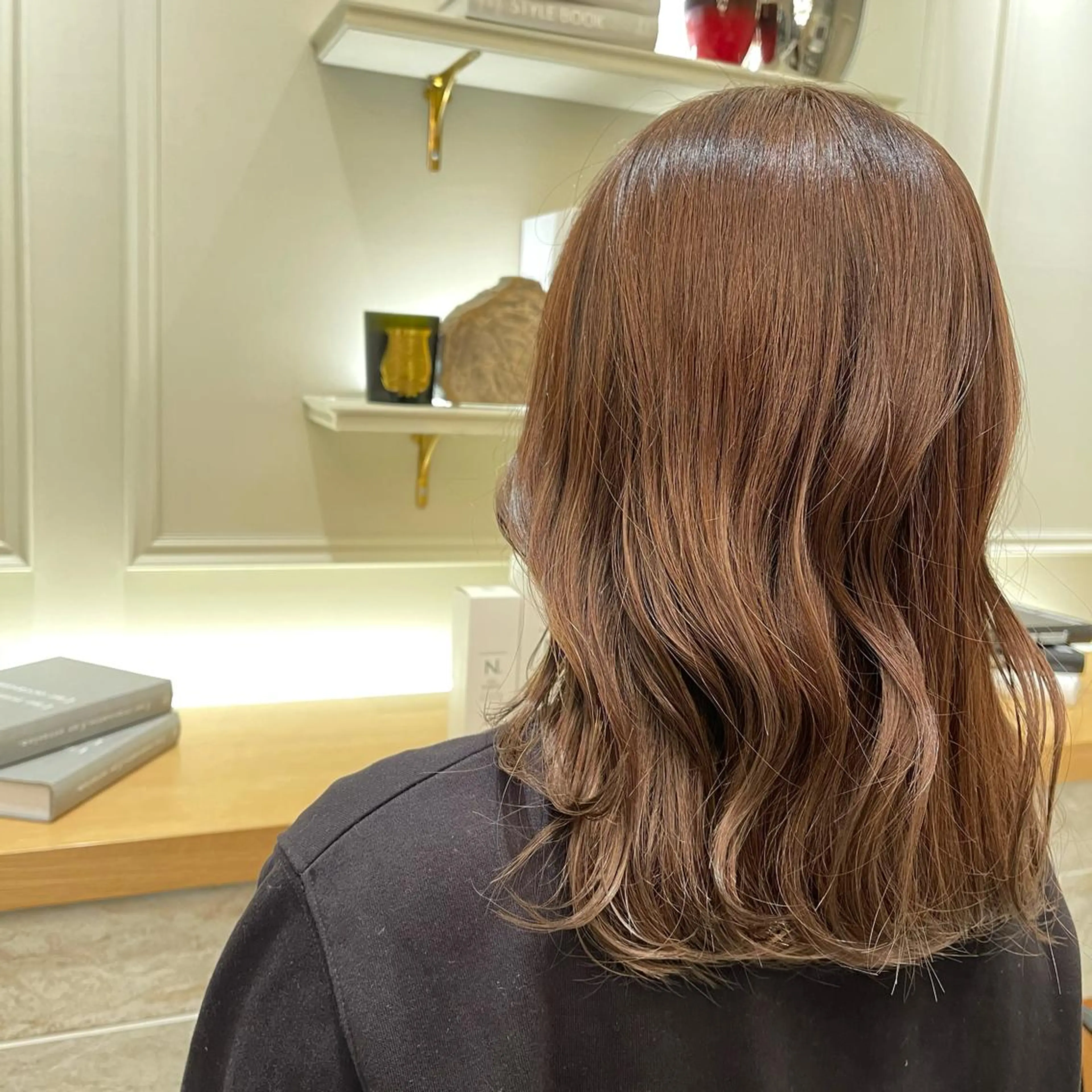 セミロング カラー 📍葛西りんたろう/ ENVのヘアスタイル