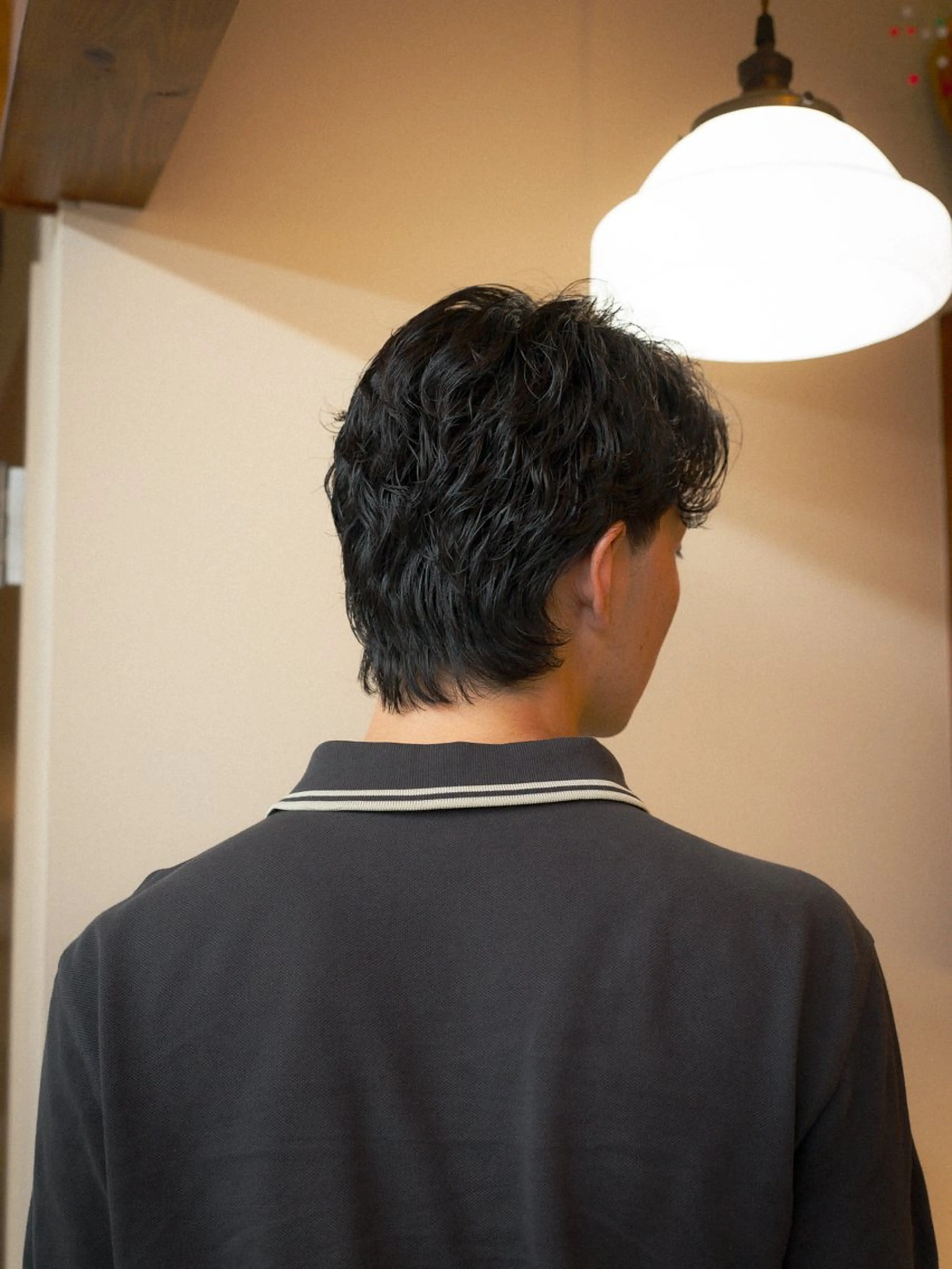 ショート カラー パーマ メンズ メンズパーマ 伸ばしかけ カット パーマ 🔗メンズサロン🔗 Kieのヘアスタイル