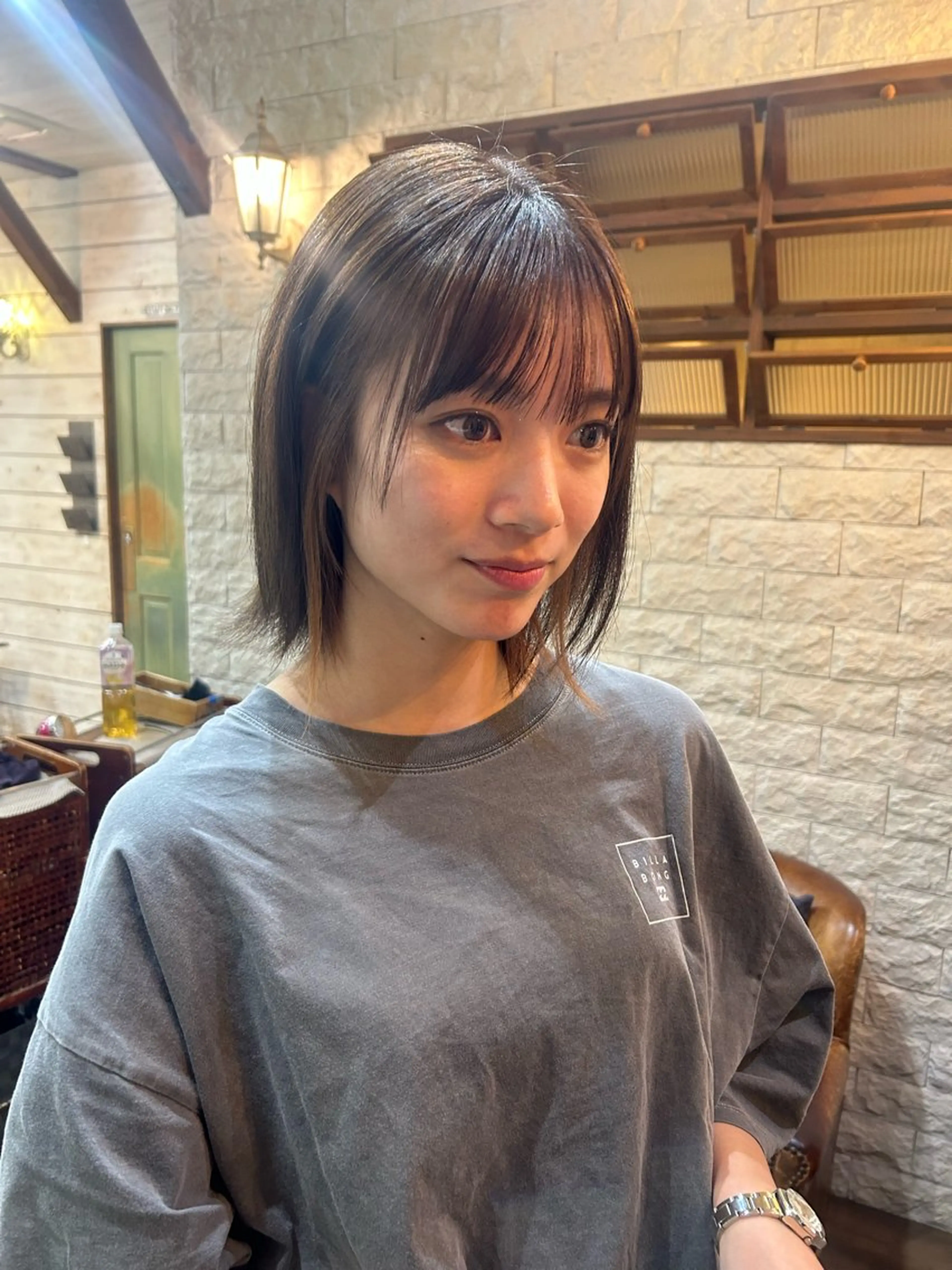 カラー 丸みショート/新宿 /みづき🐏のヘアスタイル