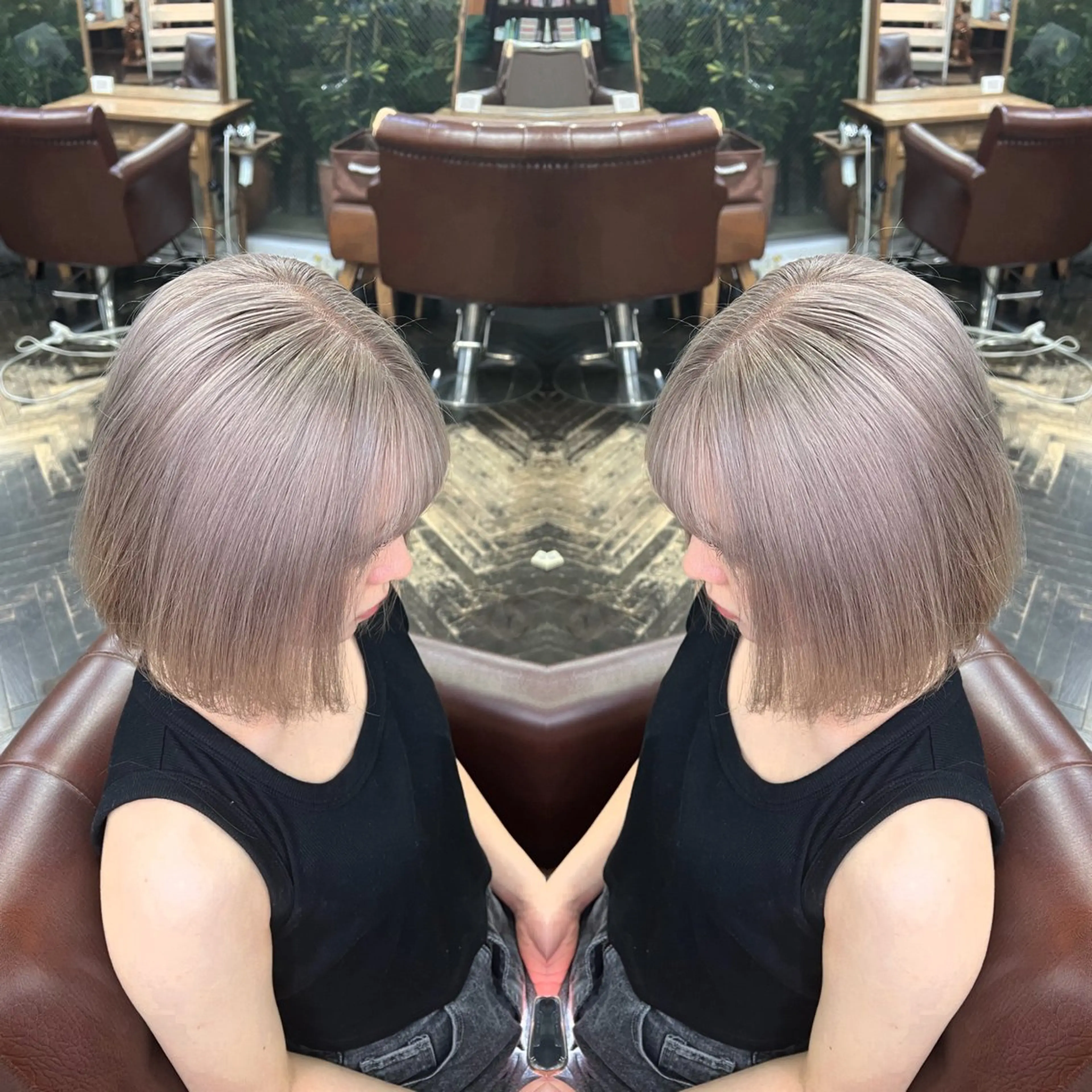 ダブルカラー+トリートメントの写真