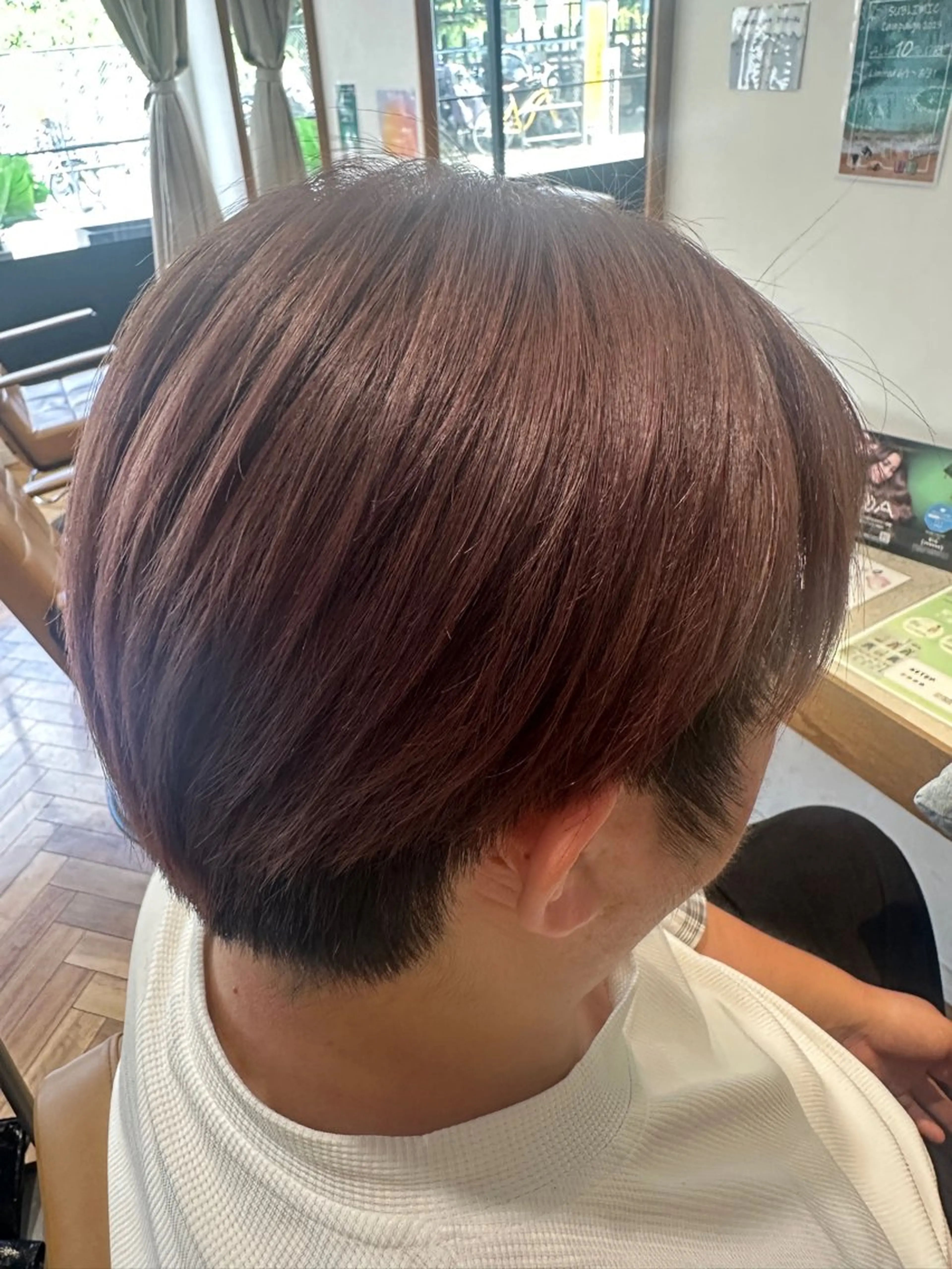 ショート カラー メンズ 🔥ハイトーン キョウスケ🔥のヘアスタイル