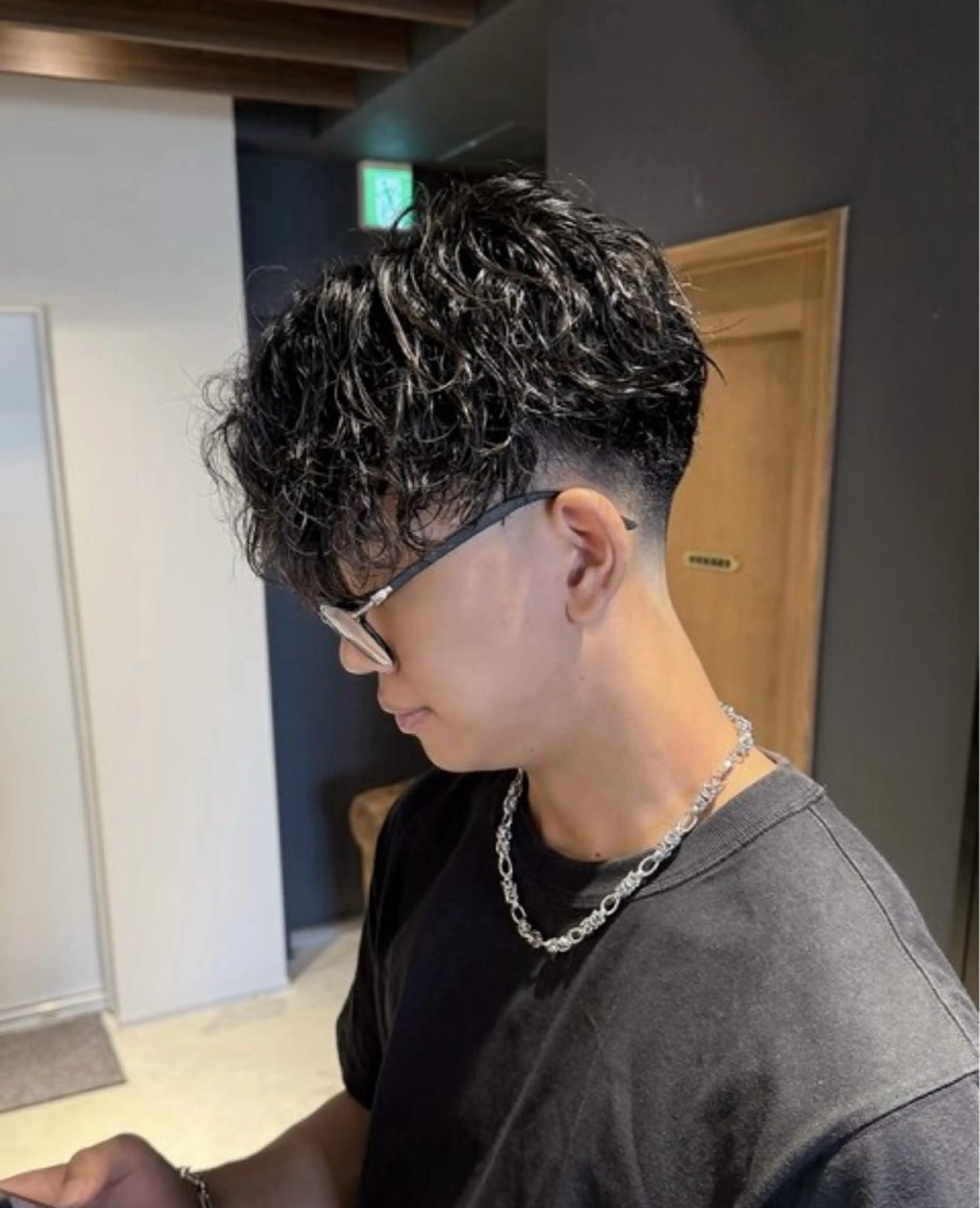 パーマ メンズ カット パーマ トリートメント ヘッドスパ 【メンズ特化】／ パーマ/名駅/Jinのヘアスタイル