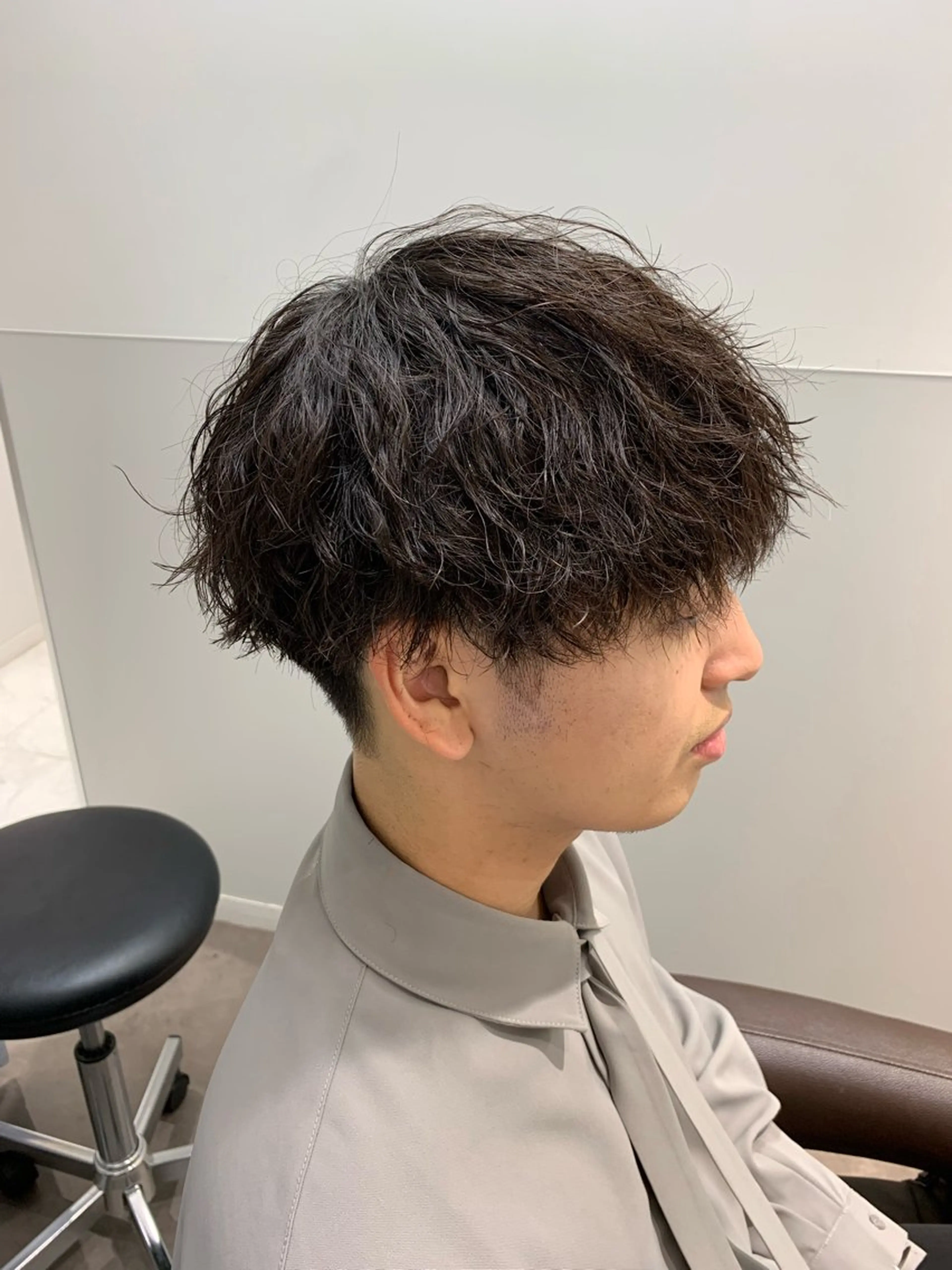 似合わせメンズカット+ツイスト系パーマの写真