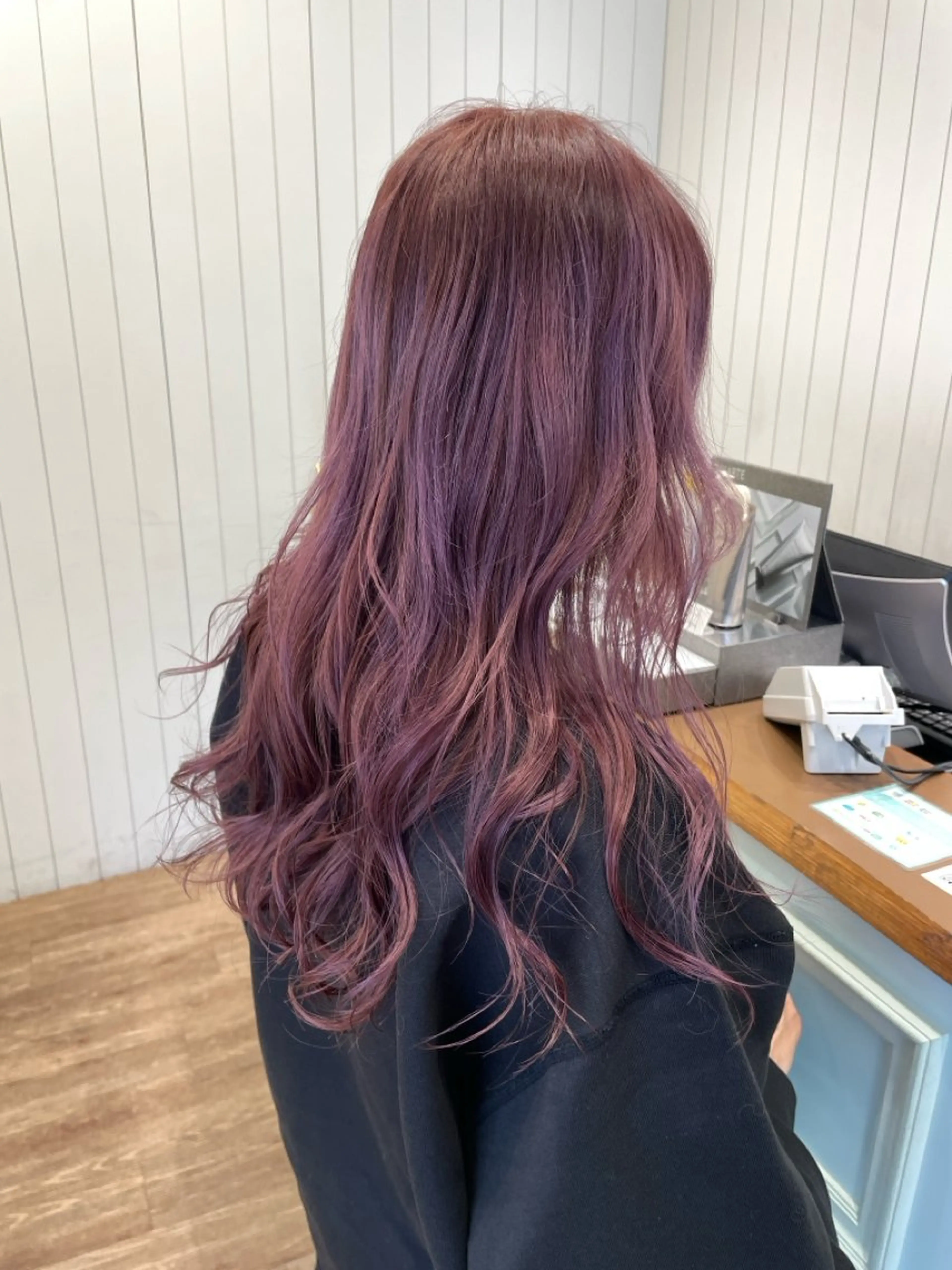 ロング ヘアカラー 韓国／大宮／レイヤー 🤍AYA🤍のヘアスタイル