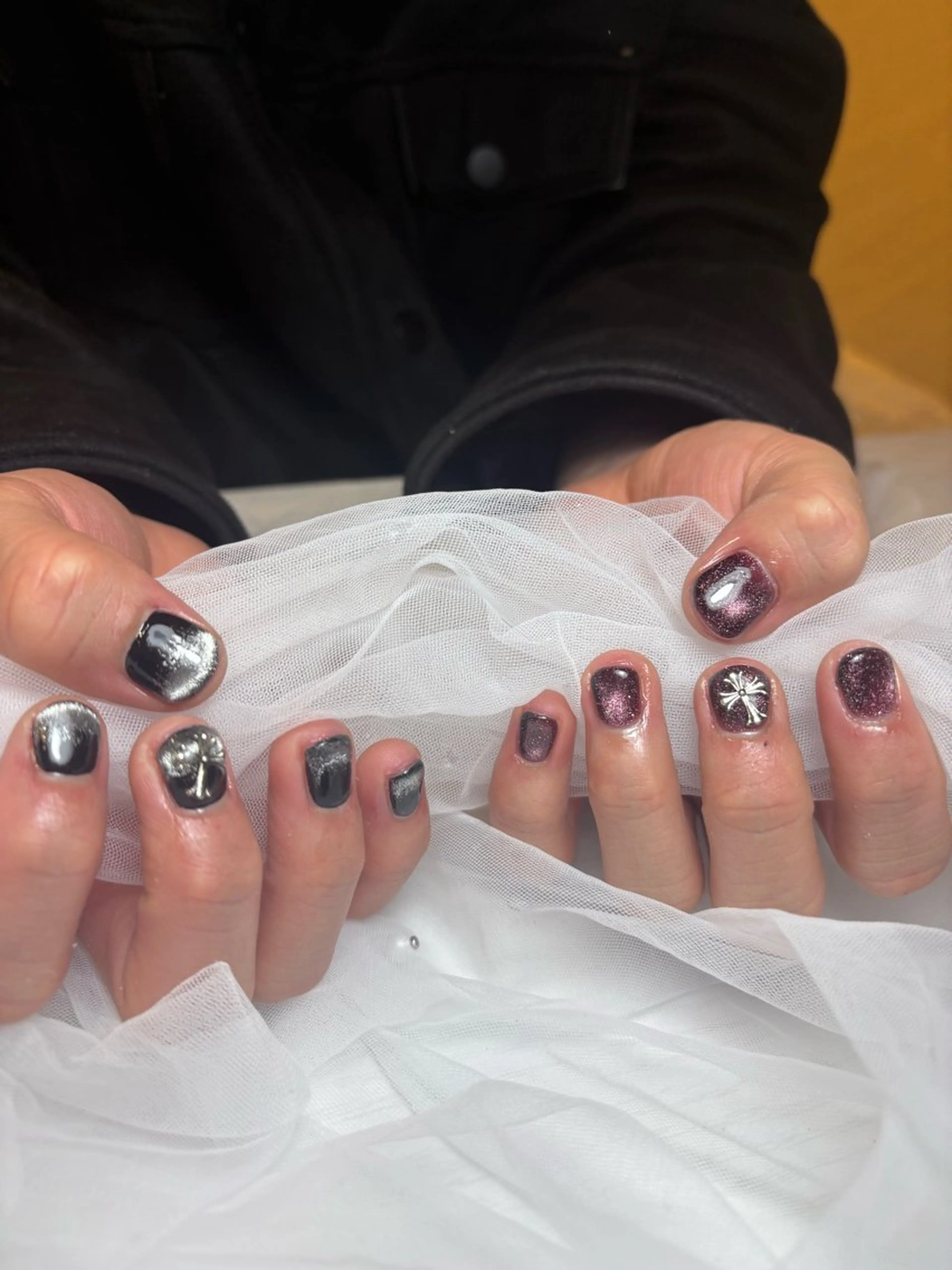 ネイル メンズネイル 🖤マイリー/ 新宿/歌舞伎町🖤のネイルデザイン